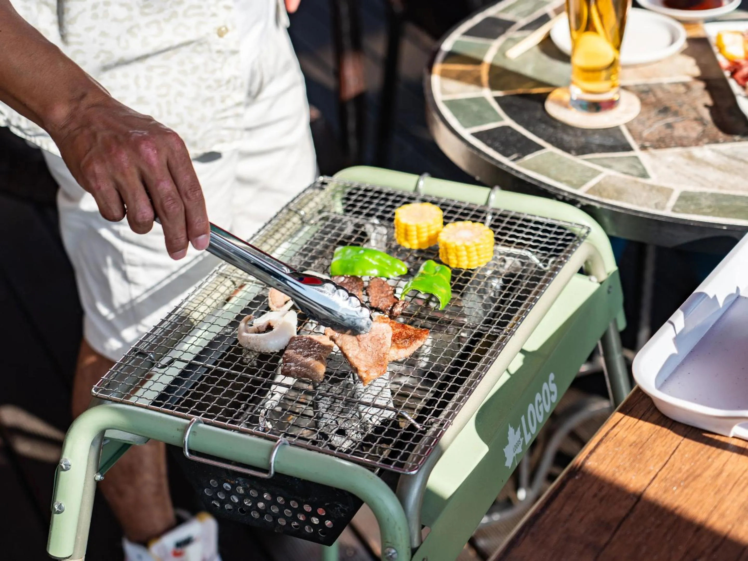 Dinner in Calm Lanai Harbor