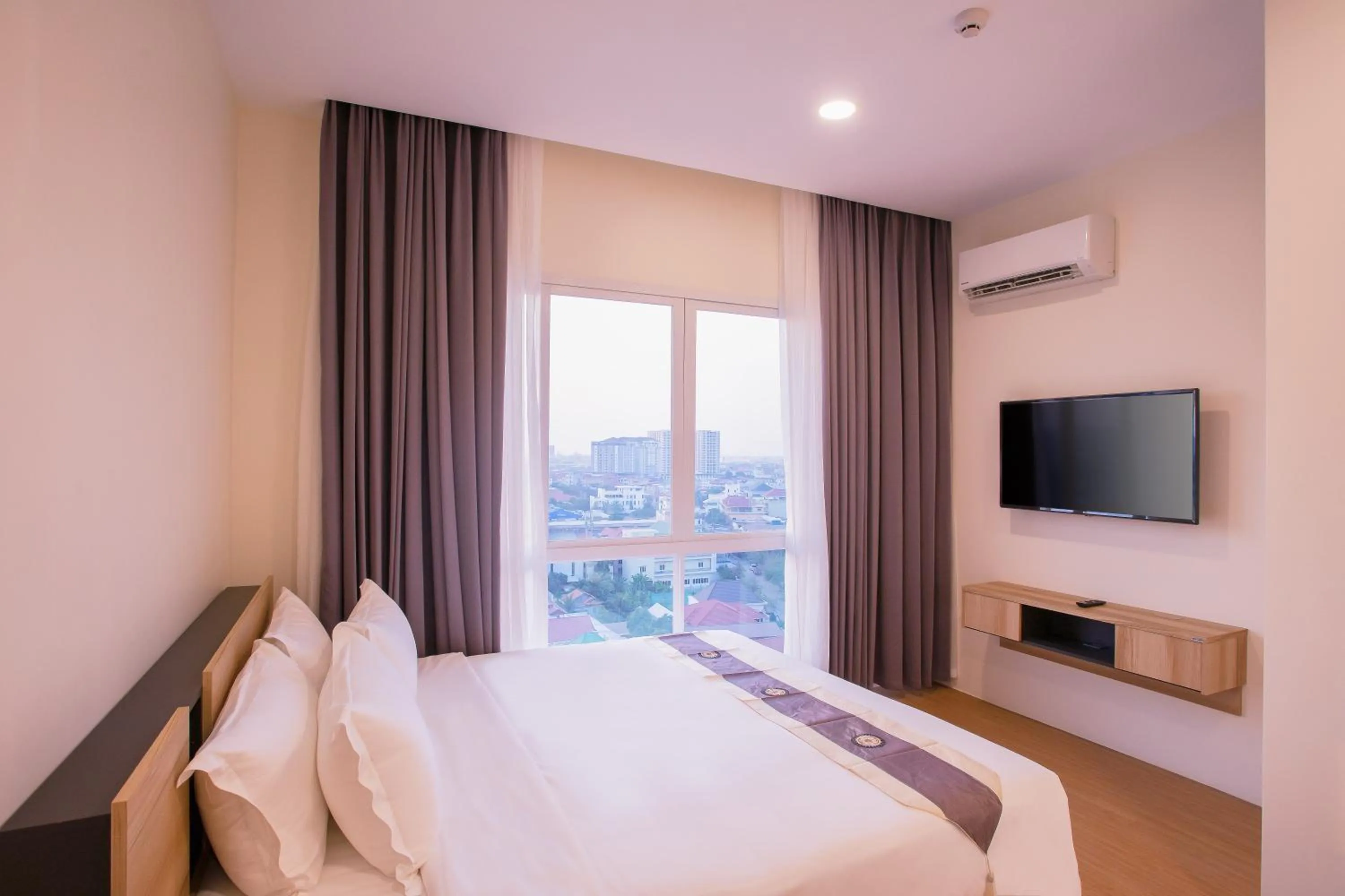 Photo of the whole room, Bed in TK VIEW HOTEL & APARTMENT