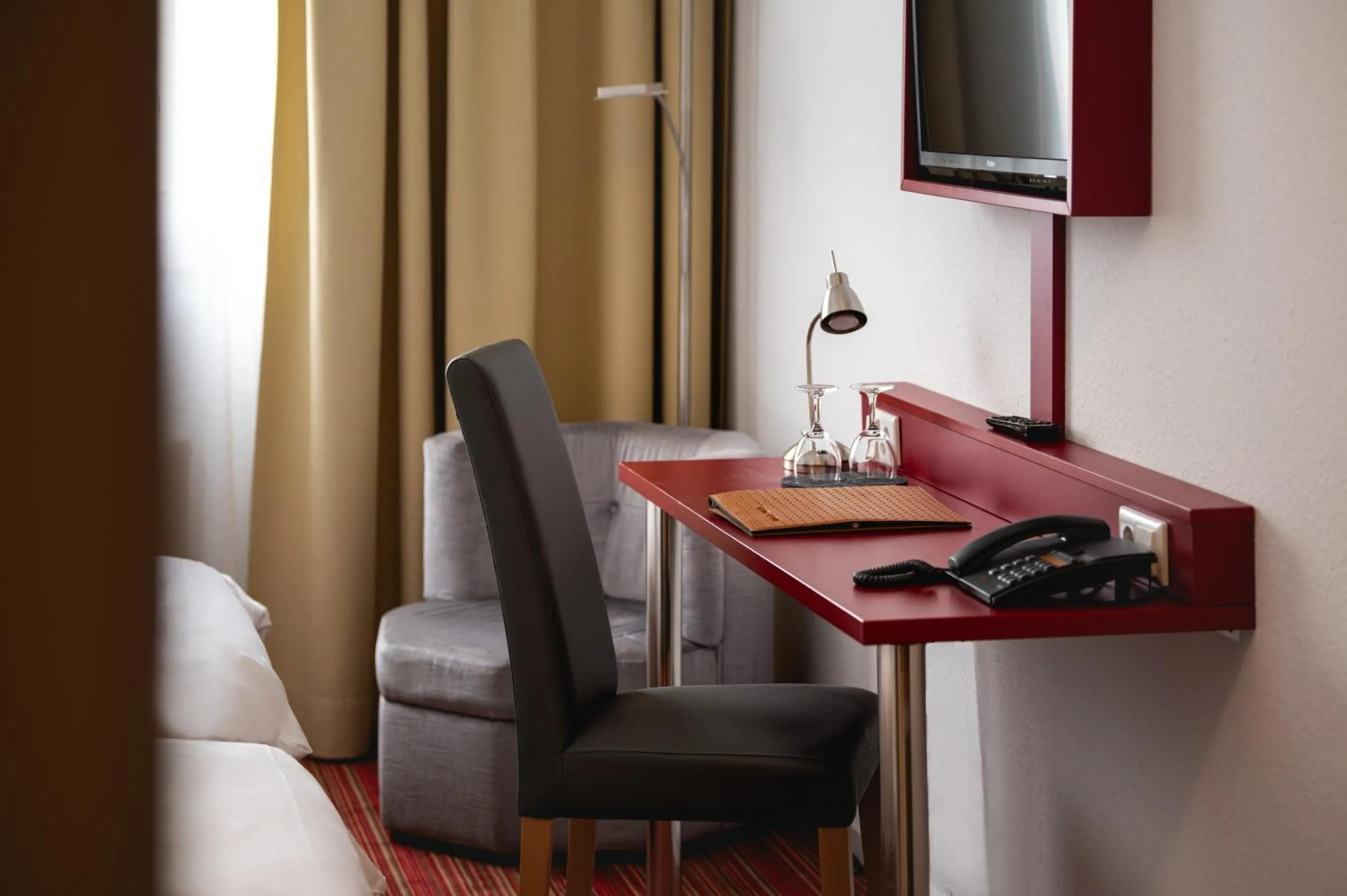 Seating area in Hotel Astra