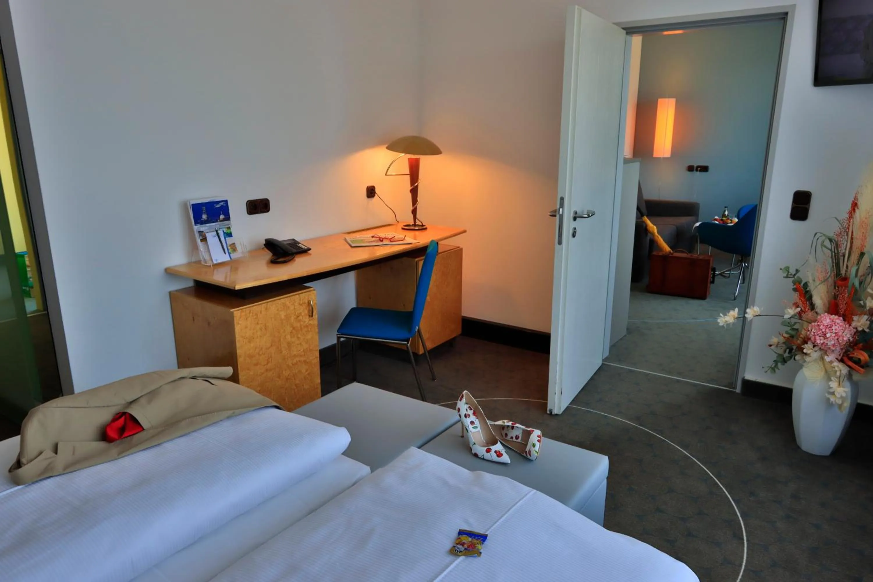 Bed in Hotel Am Terrassenufer