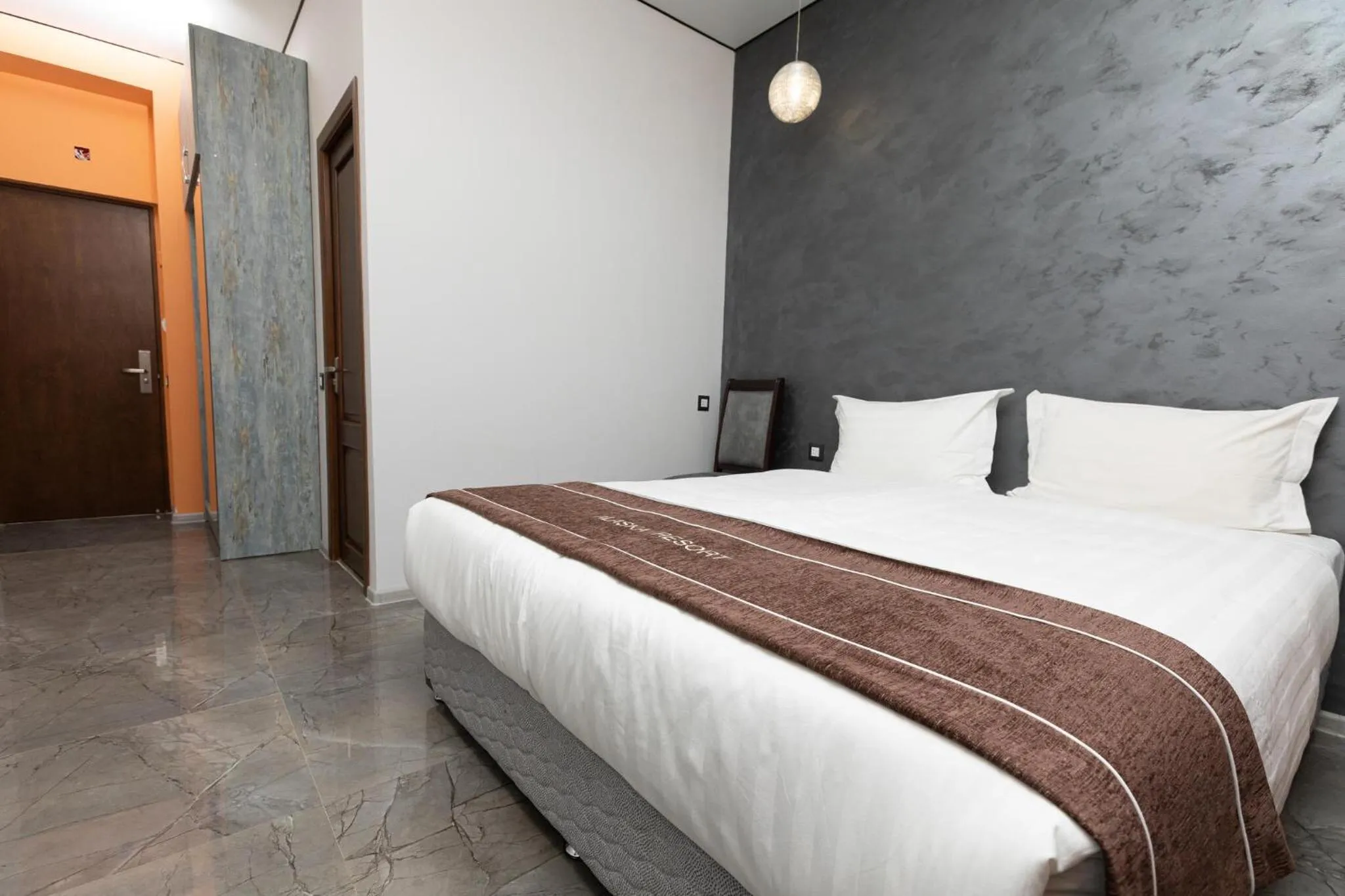 Bed in Alaska Resort