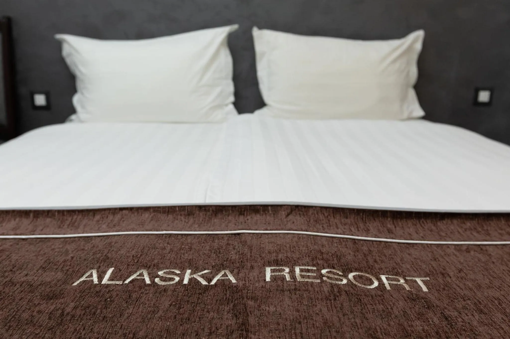 Bed in Alaska Resort