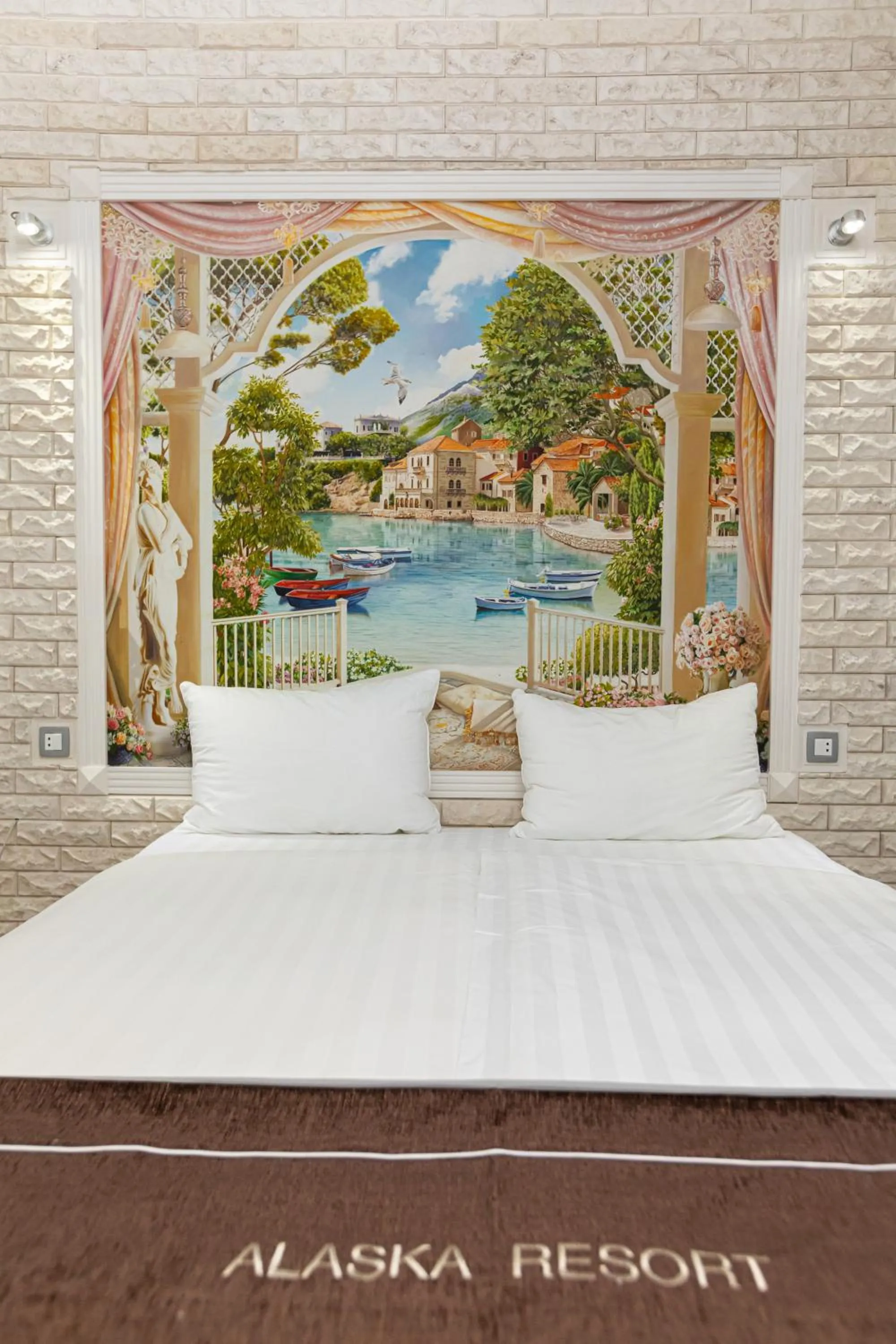 Bed in Alaska Resort