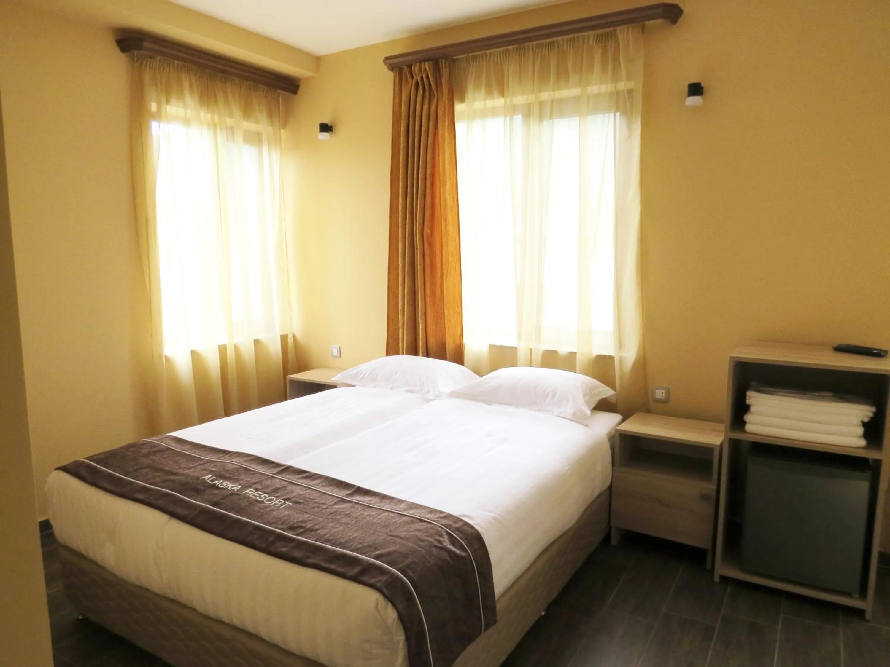 Bed in Alaska Resort