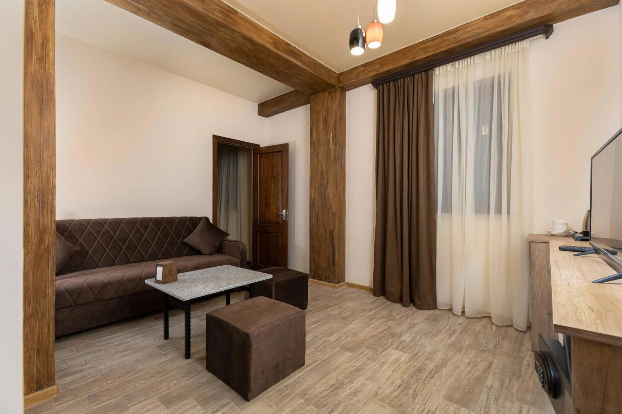 Living room in Alaska Resort