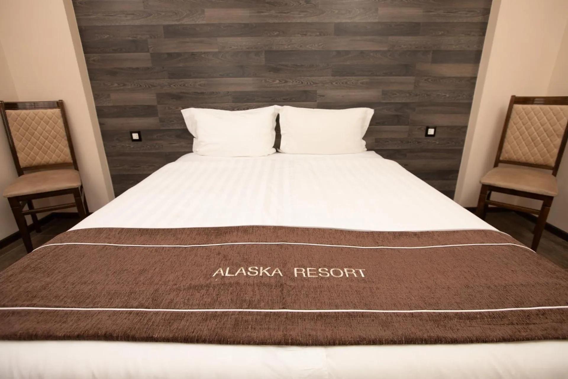 Bed in Alaska Resort