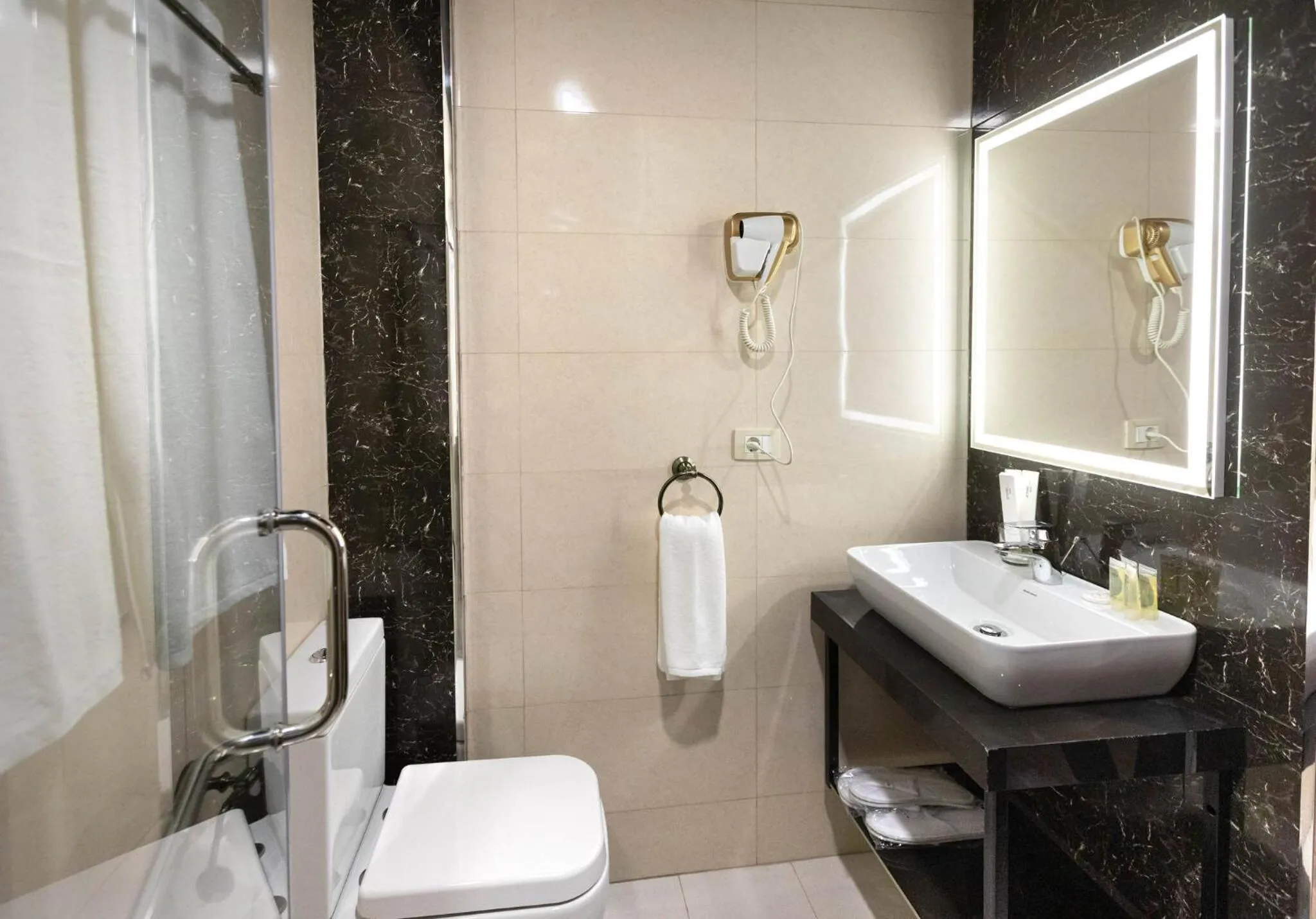 Shower in Alaska Resort