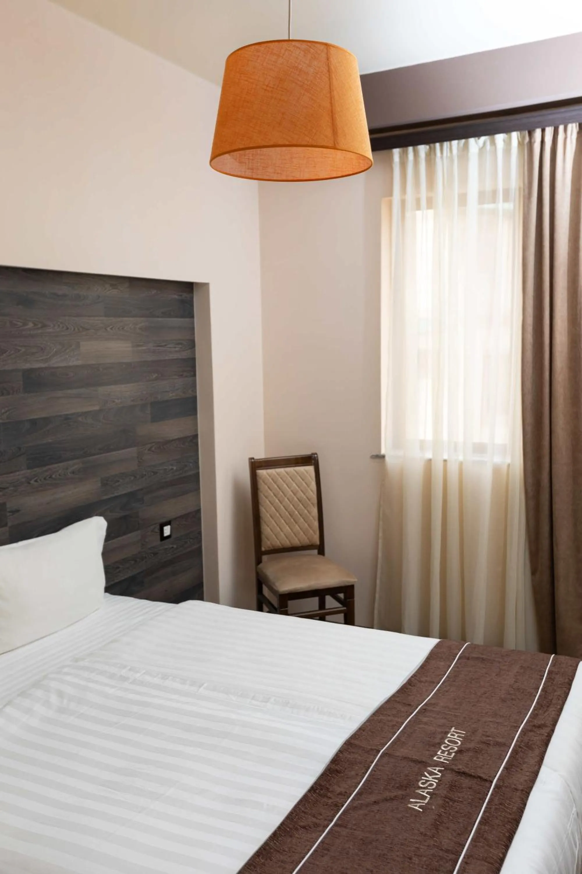 Bed in Alaska Resort