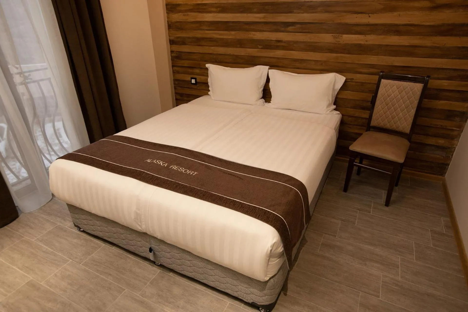 Bed in Alaska Resort