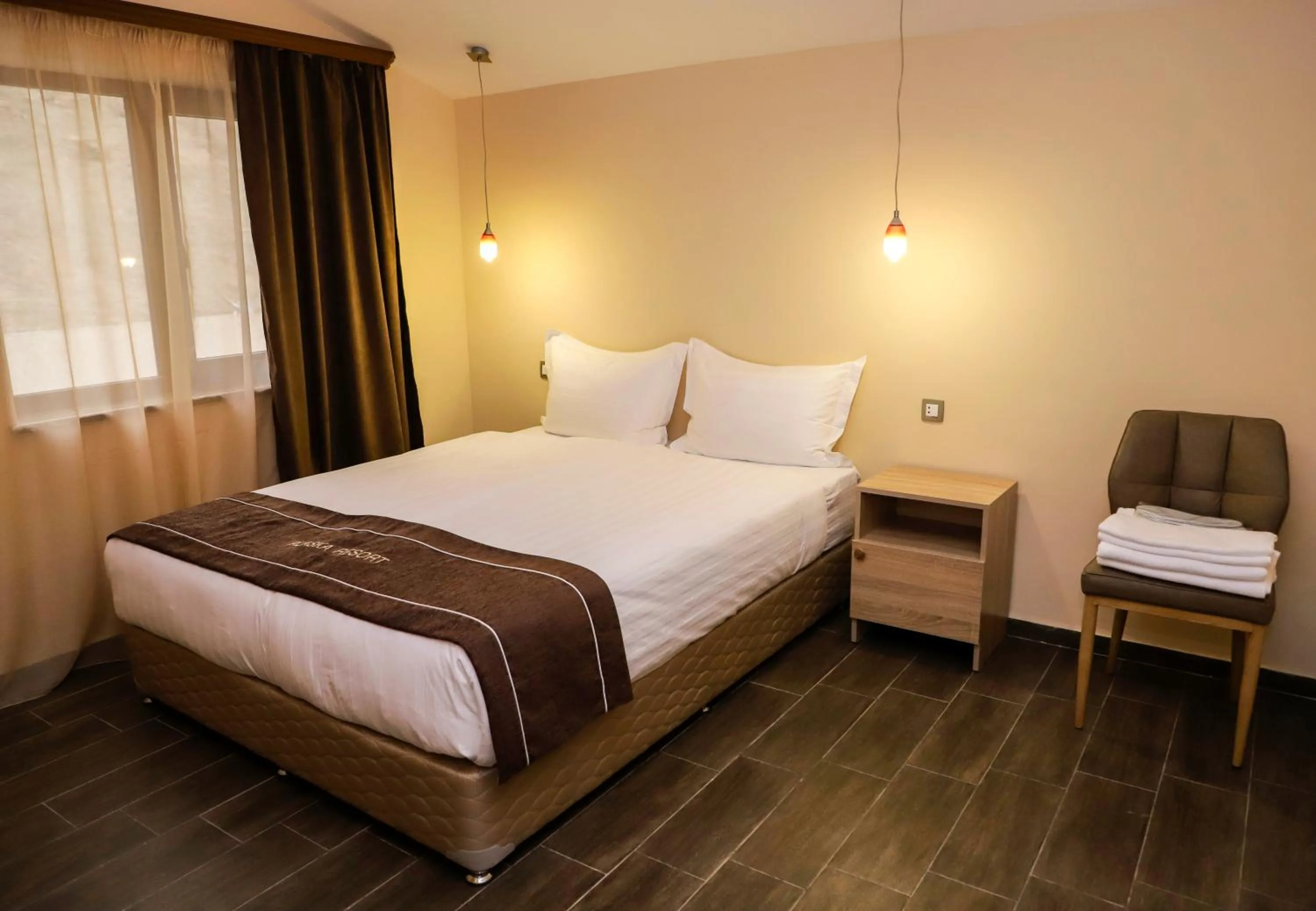 Bed in Alaska Resort