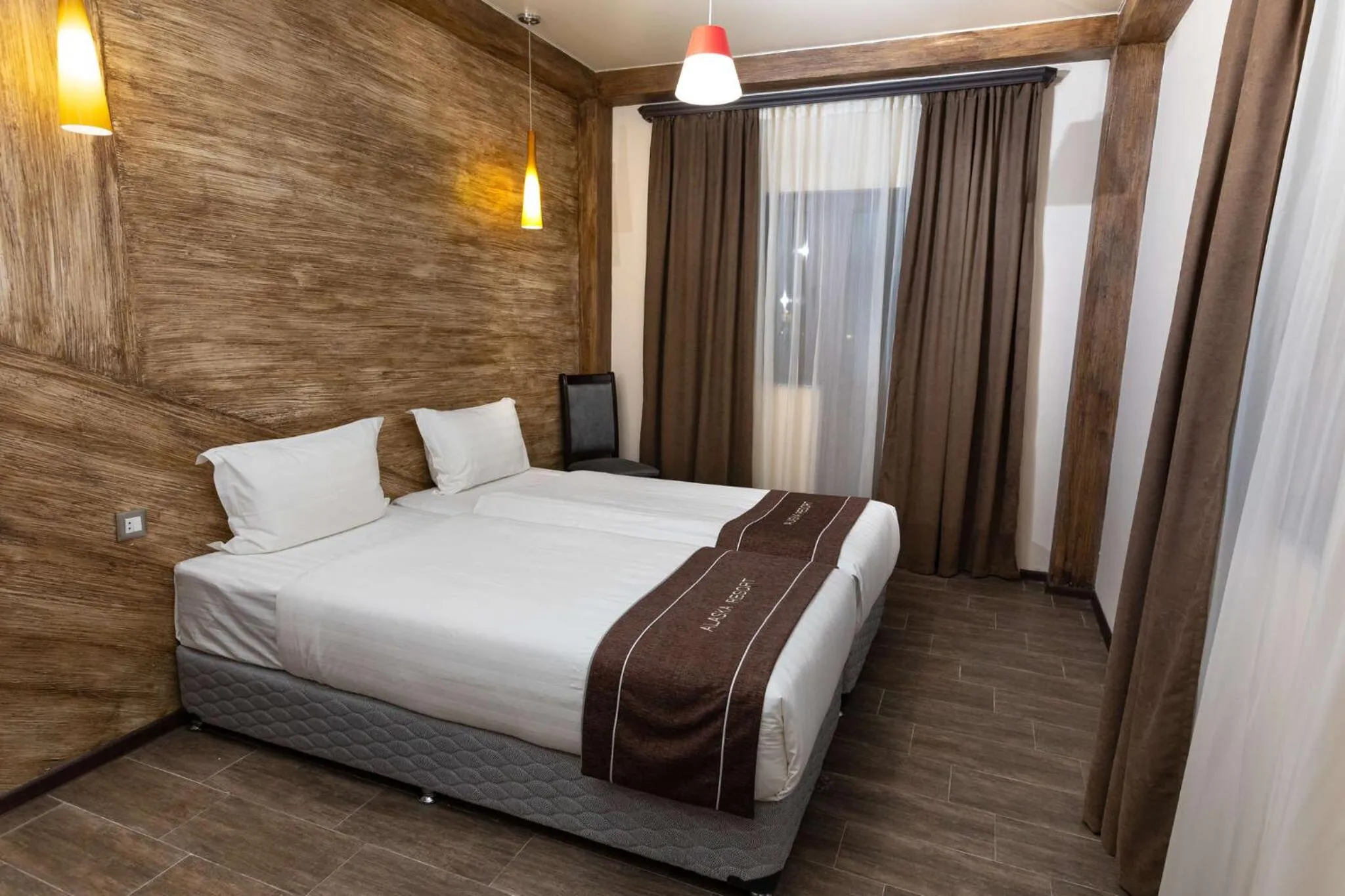 Bed in Alaska Resort