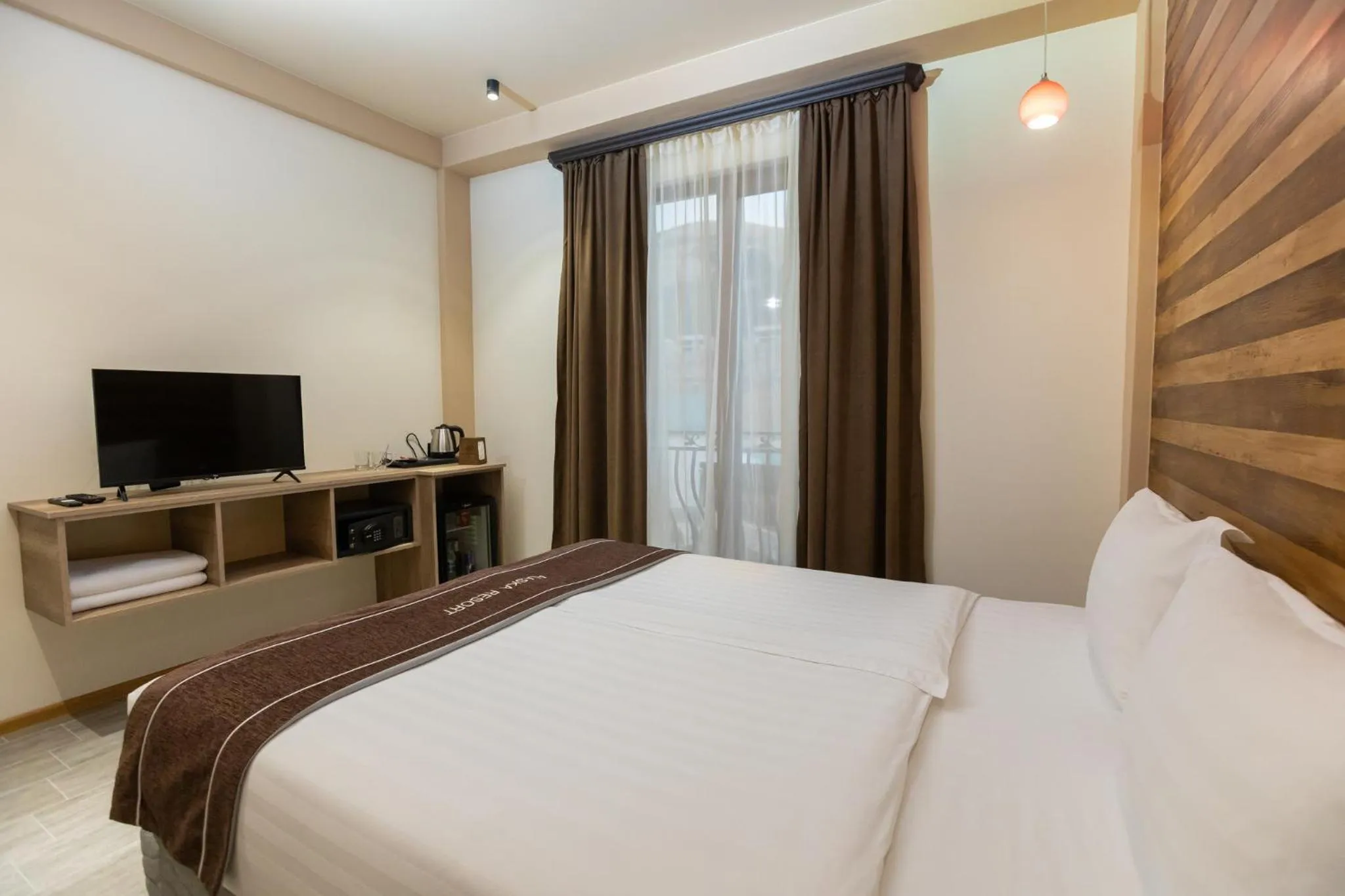 Bed in Alaska Resort