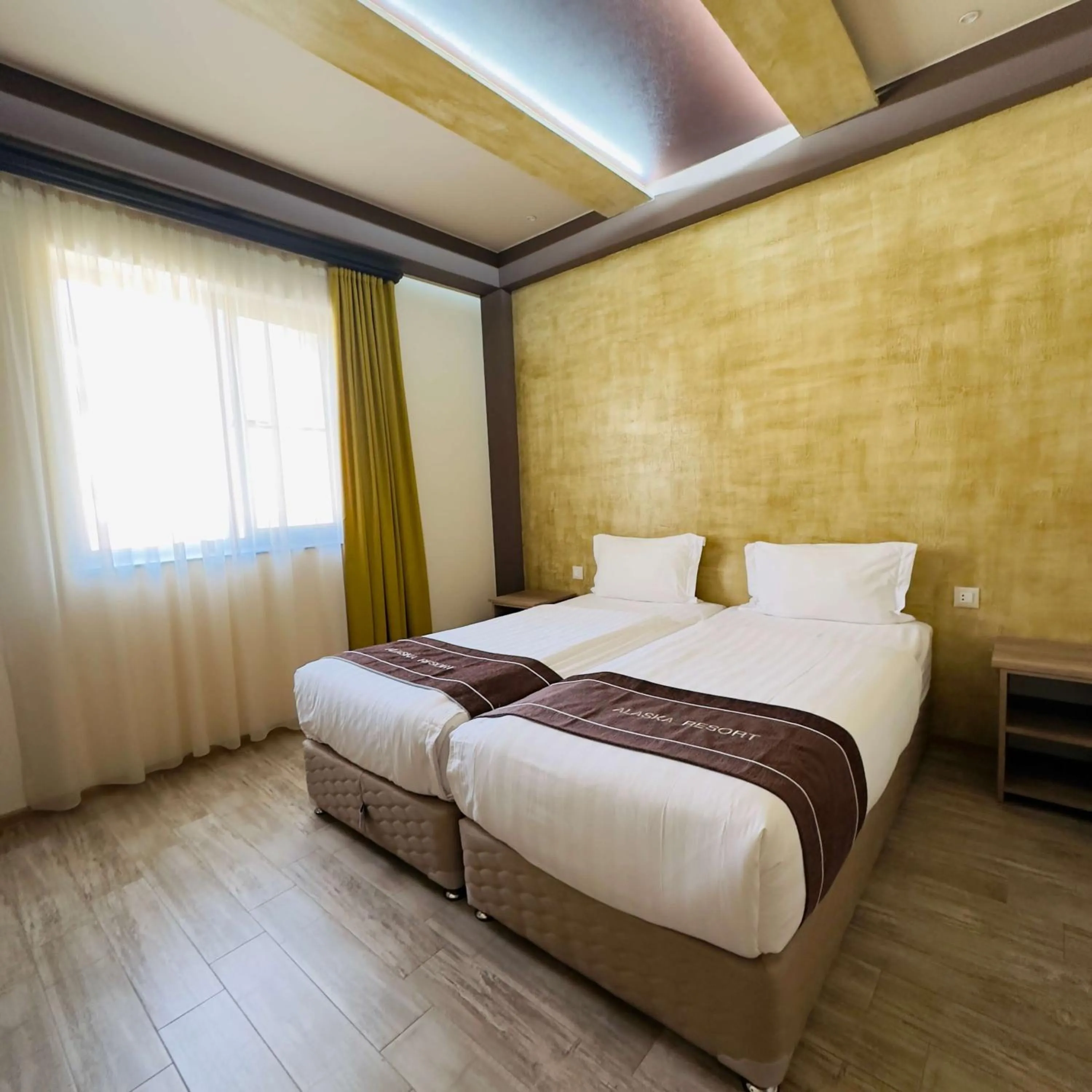 Bed in Alaska Resort