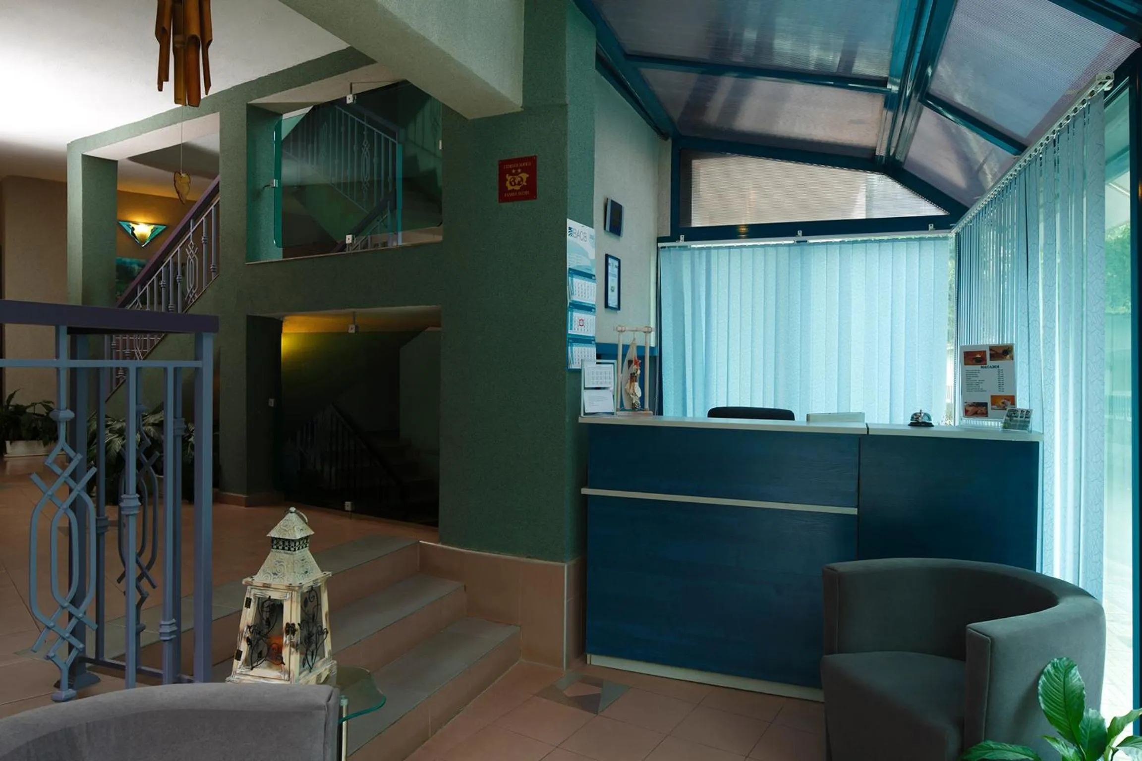 Lobby or reception in Elmar Hotel