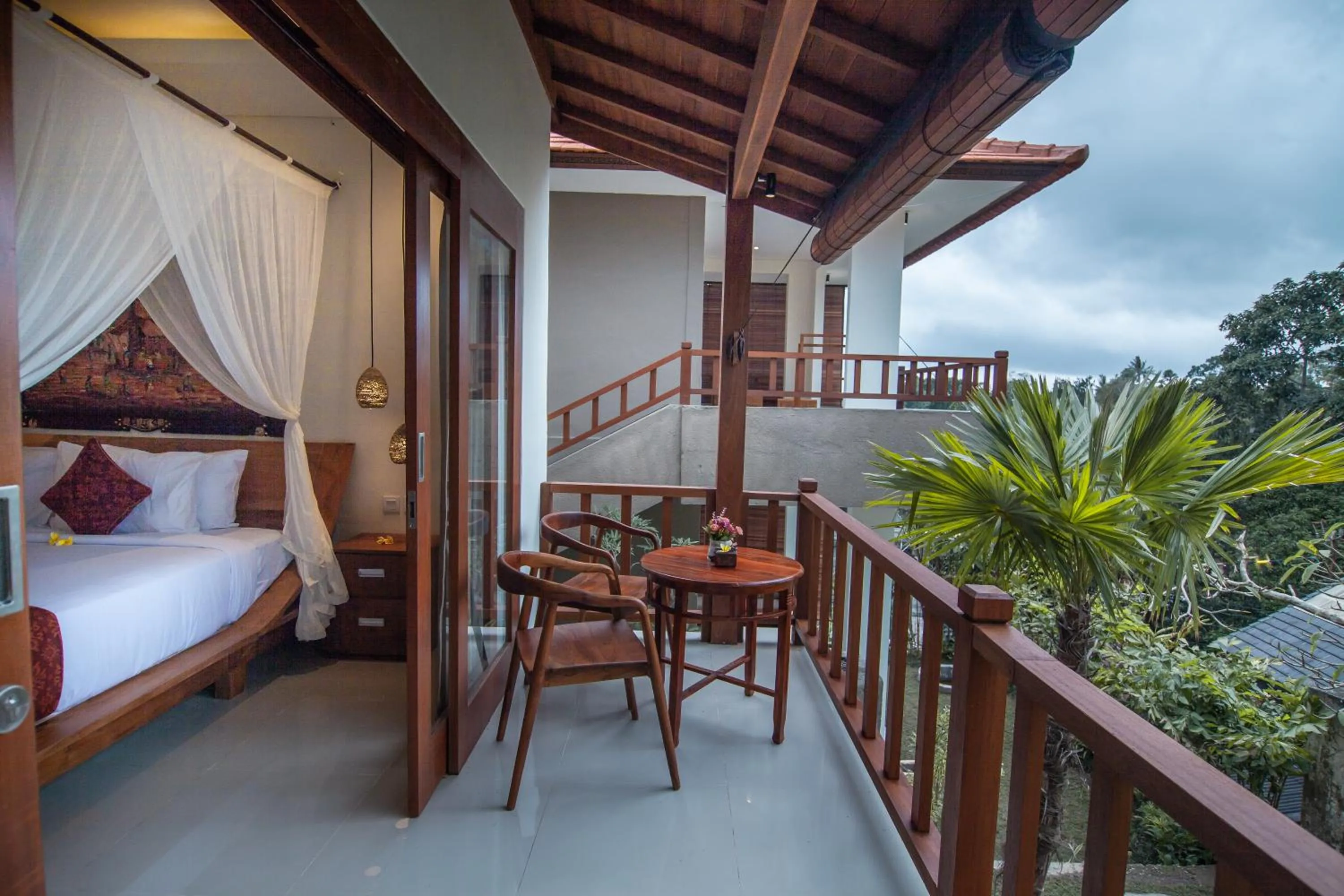 Balcony/Terrace in Mahadana Ubud