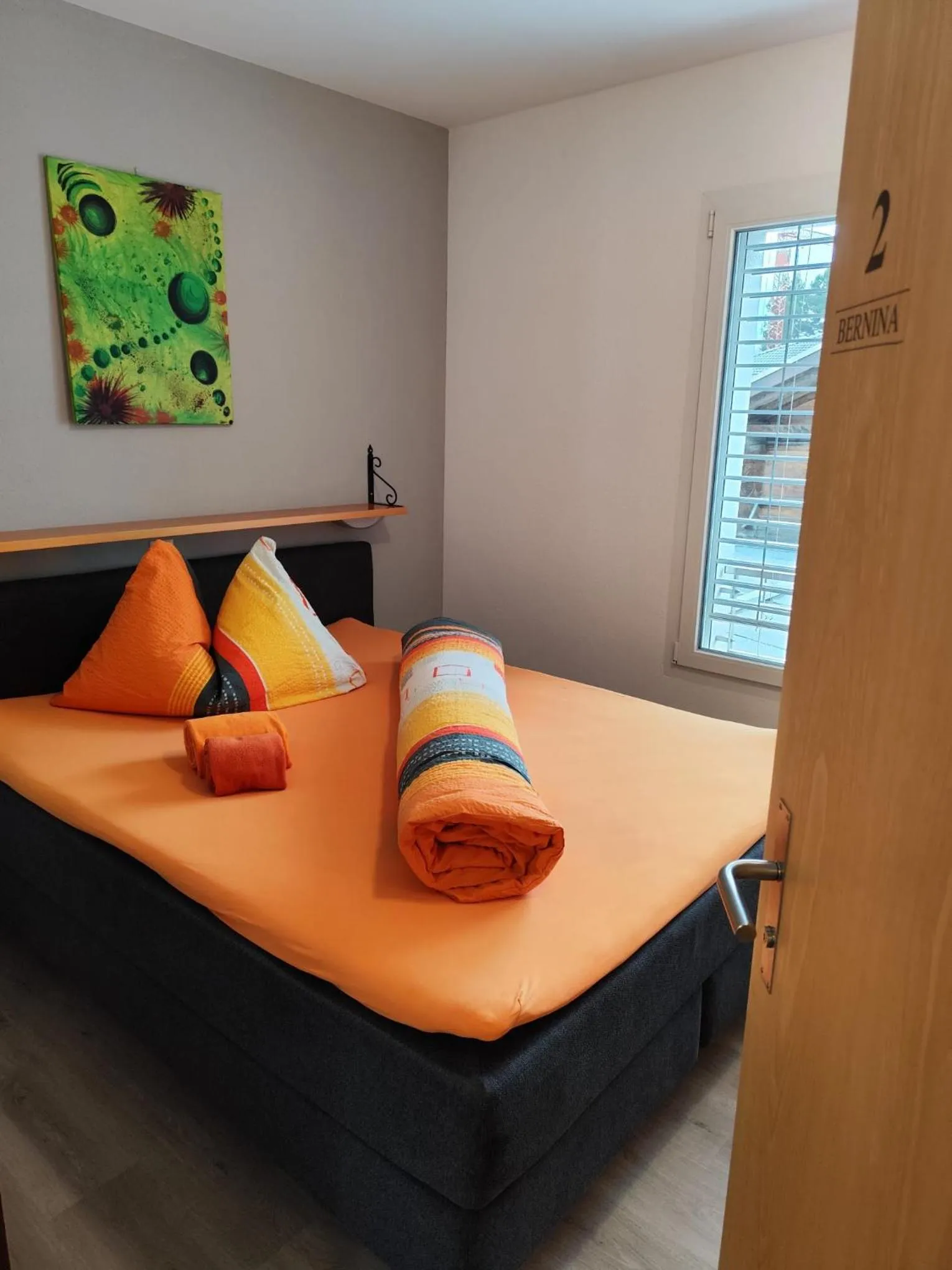 Bedroom, Bed in Ristorante Pensione Chalet Stazione