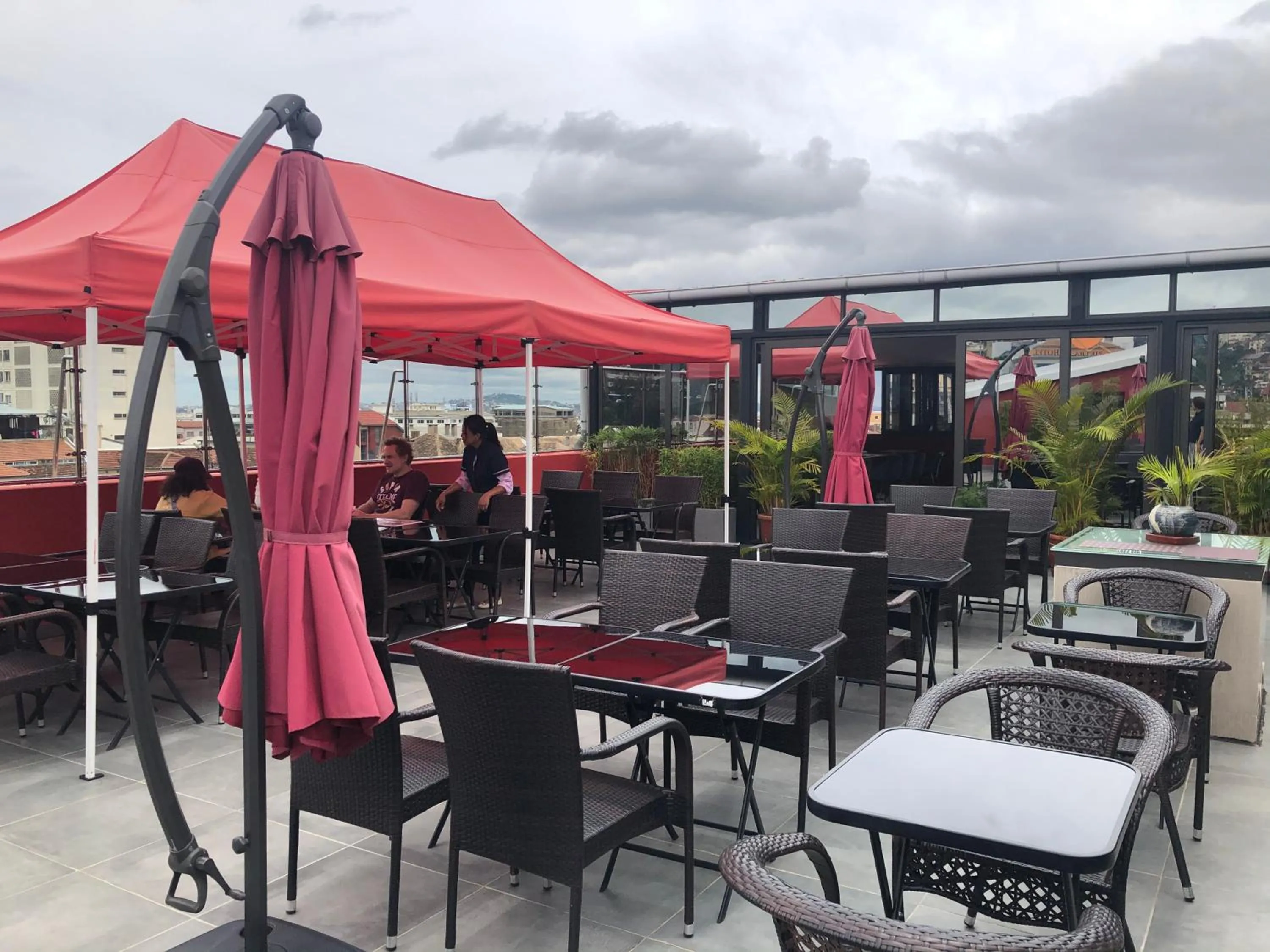 Patio in Feima Hotel