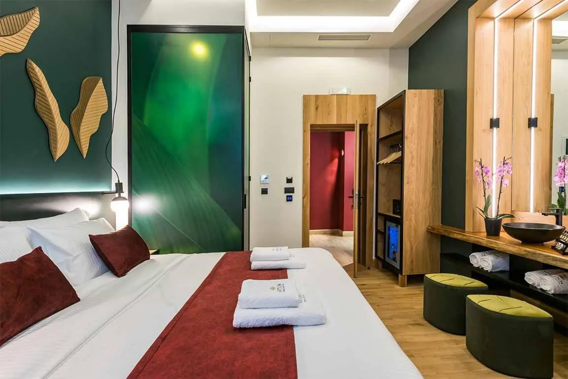 Coffee/tea facilities, Bed in Artion Boutique by Enorme