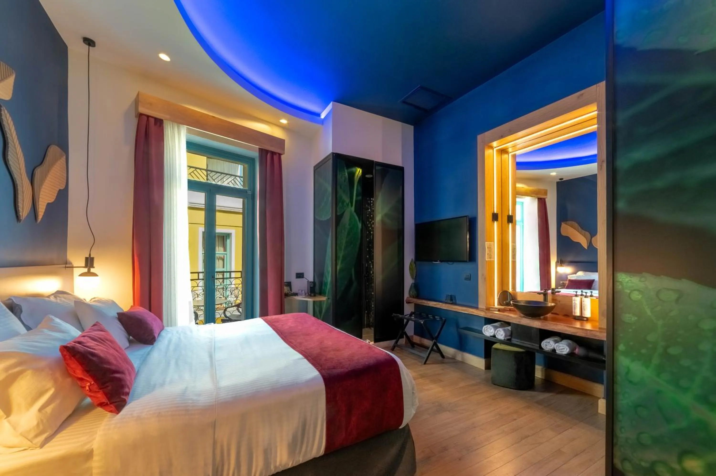 Bed in Artion City Boutique Hotel