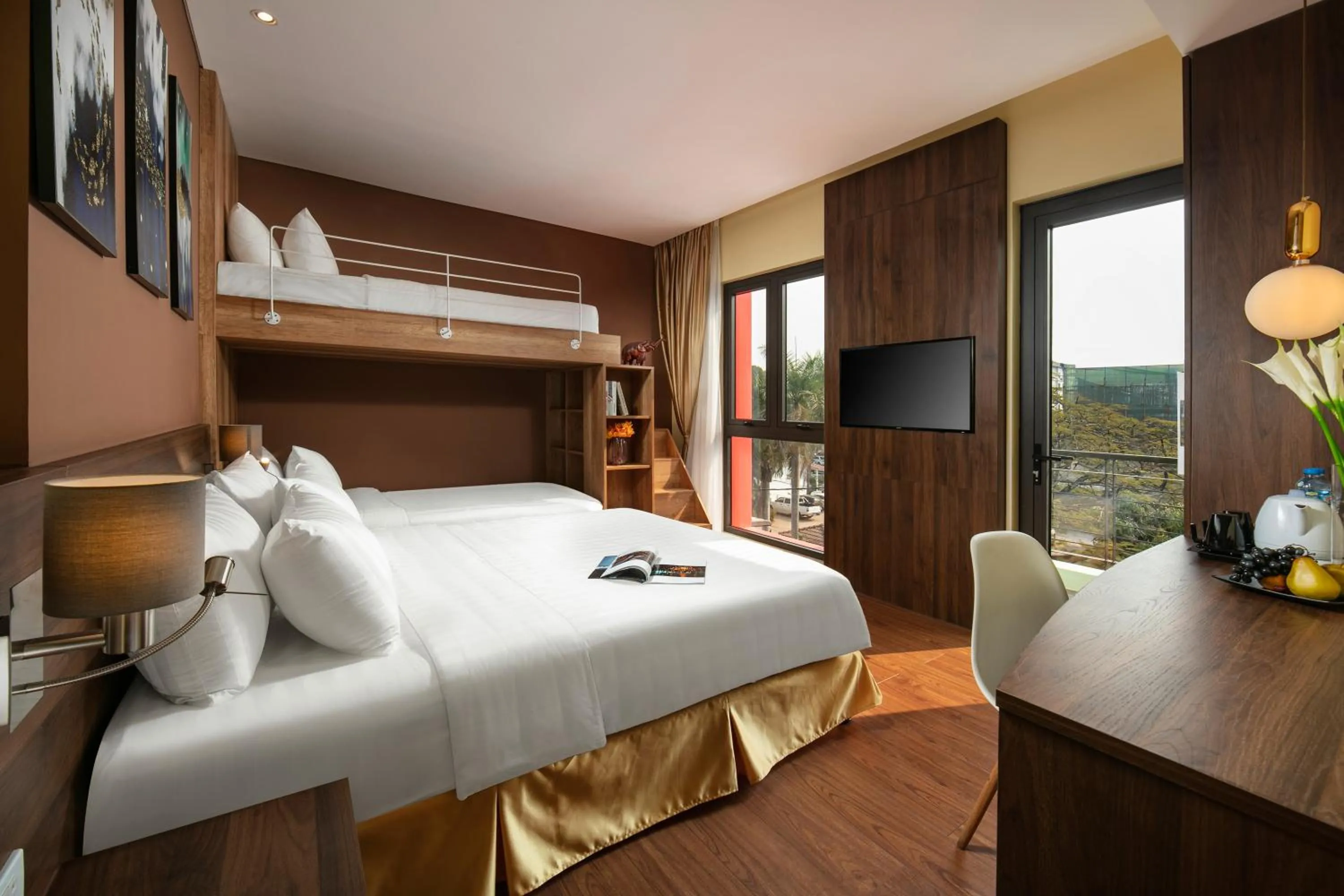 Bed in Viryla Boutique Hotel