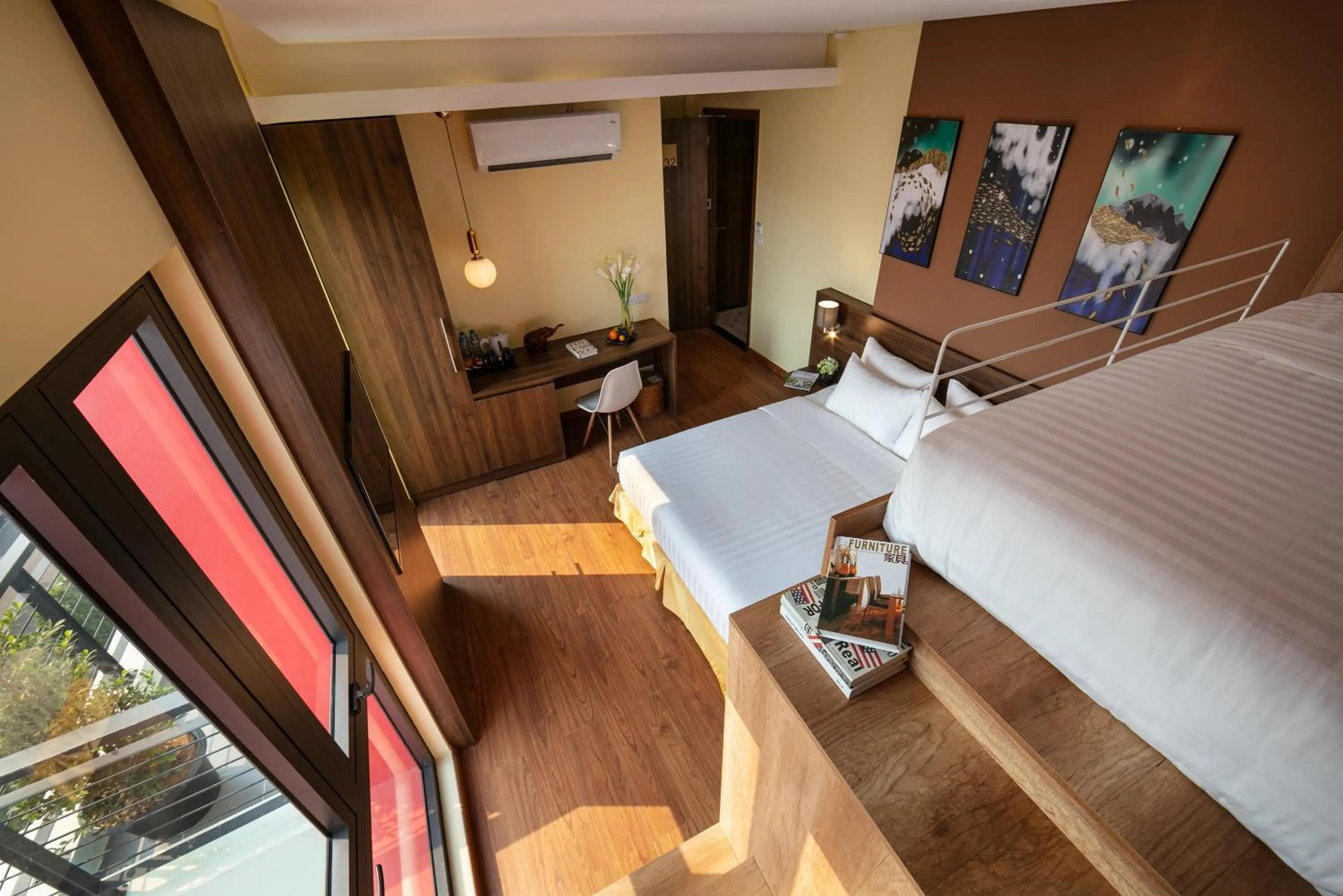 Bed in Viryla Boutique Hotel