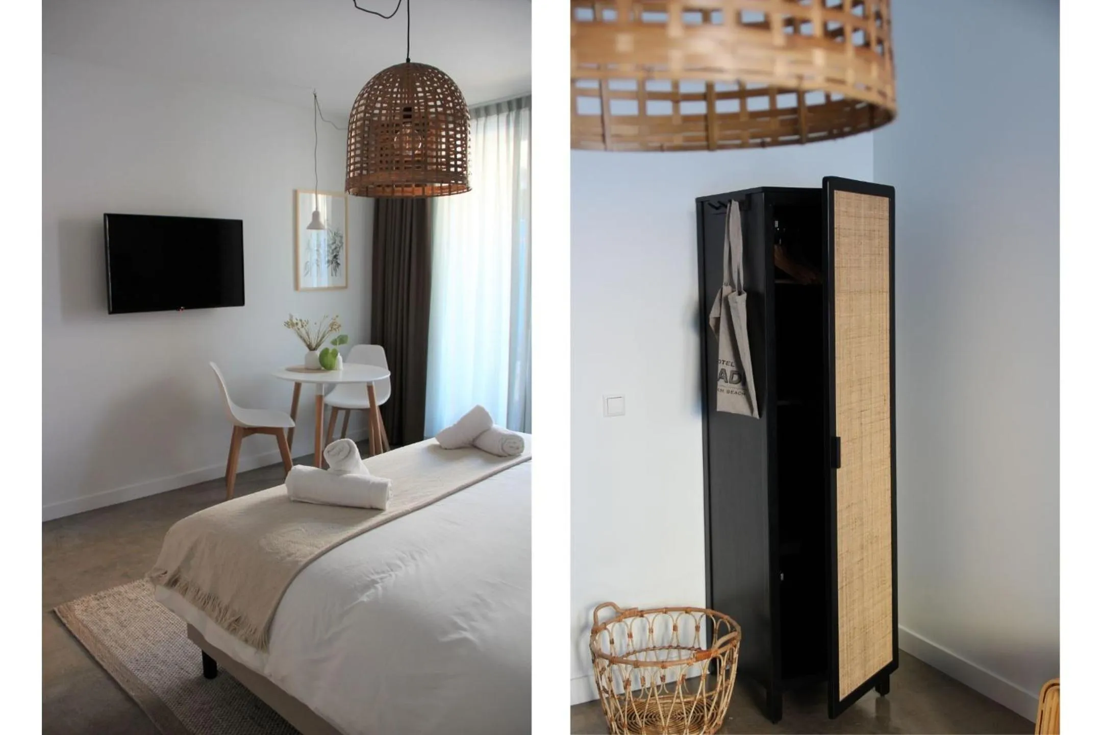 Decorative detail, Bed in Hotel Paradis Zandvoort