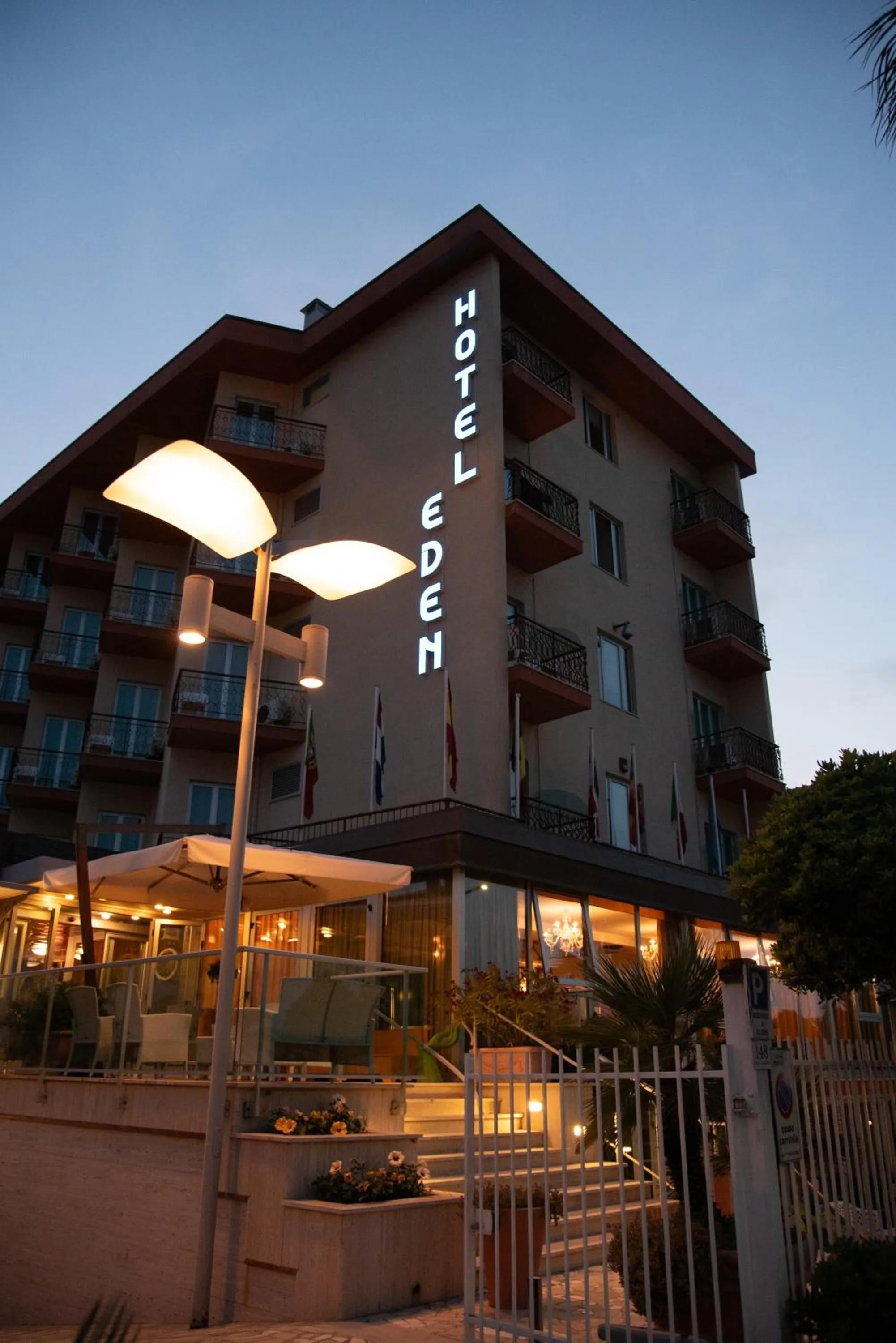 Property building in Hotel Eden