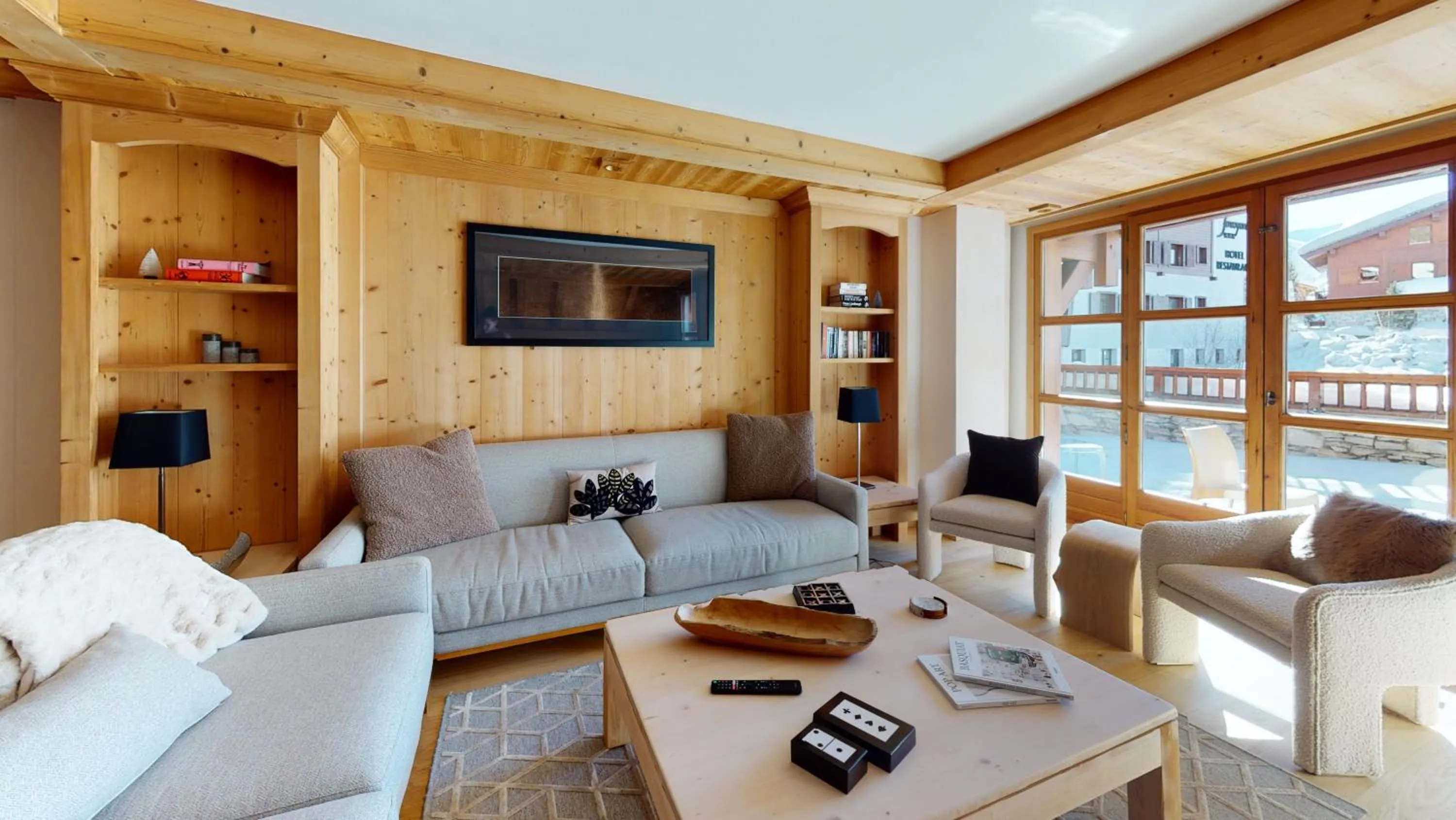 Living room in Résidence Le Lys Martagon