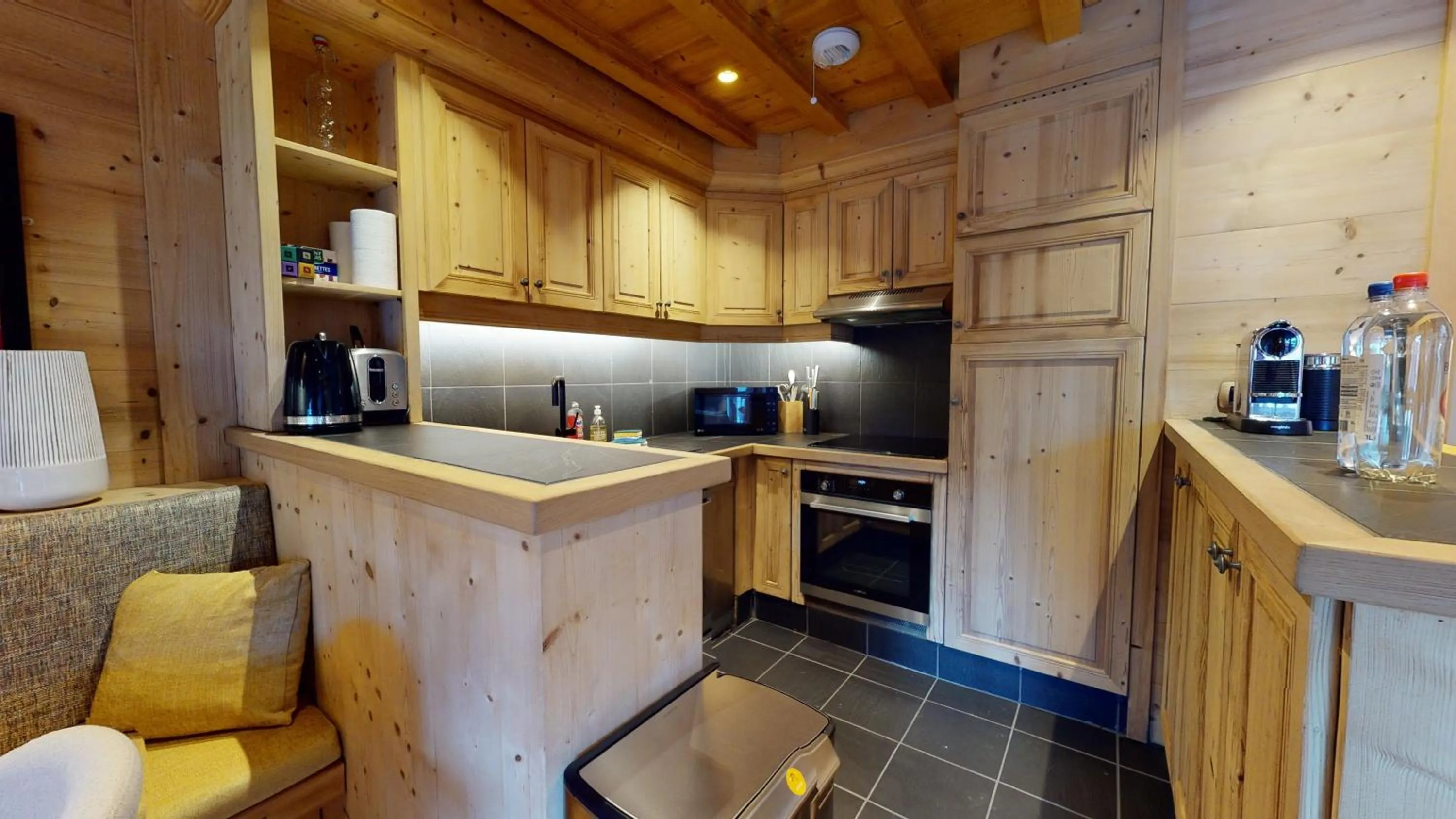 Kitchen or kitchenette in Résidence Le Lys Martagon