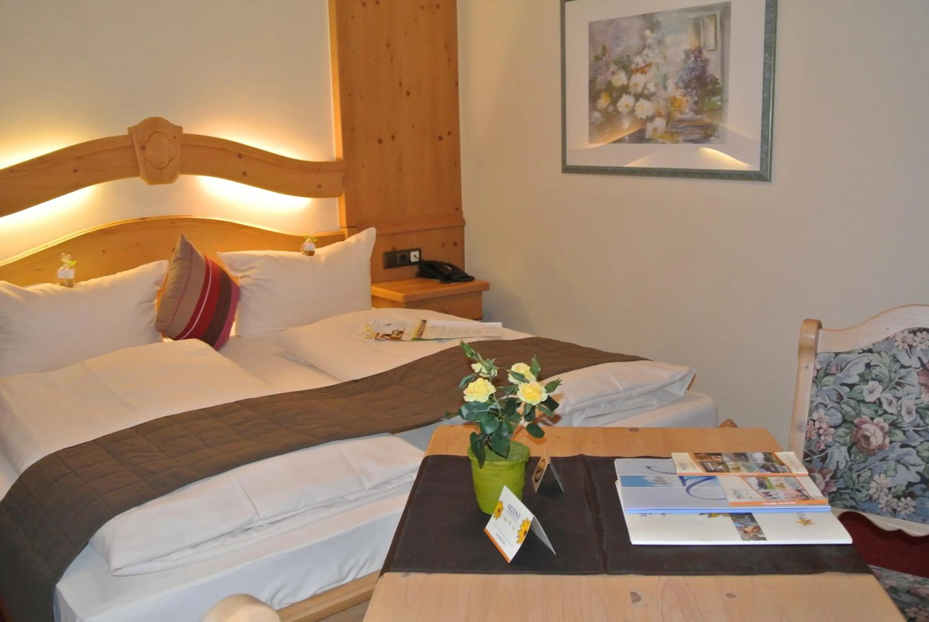 Bed in AKZENT Hotel Am Bach