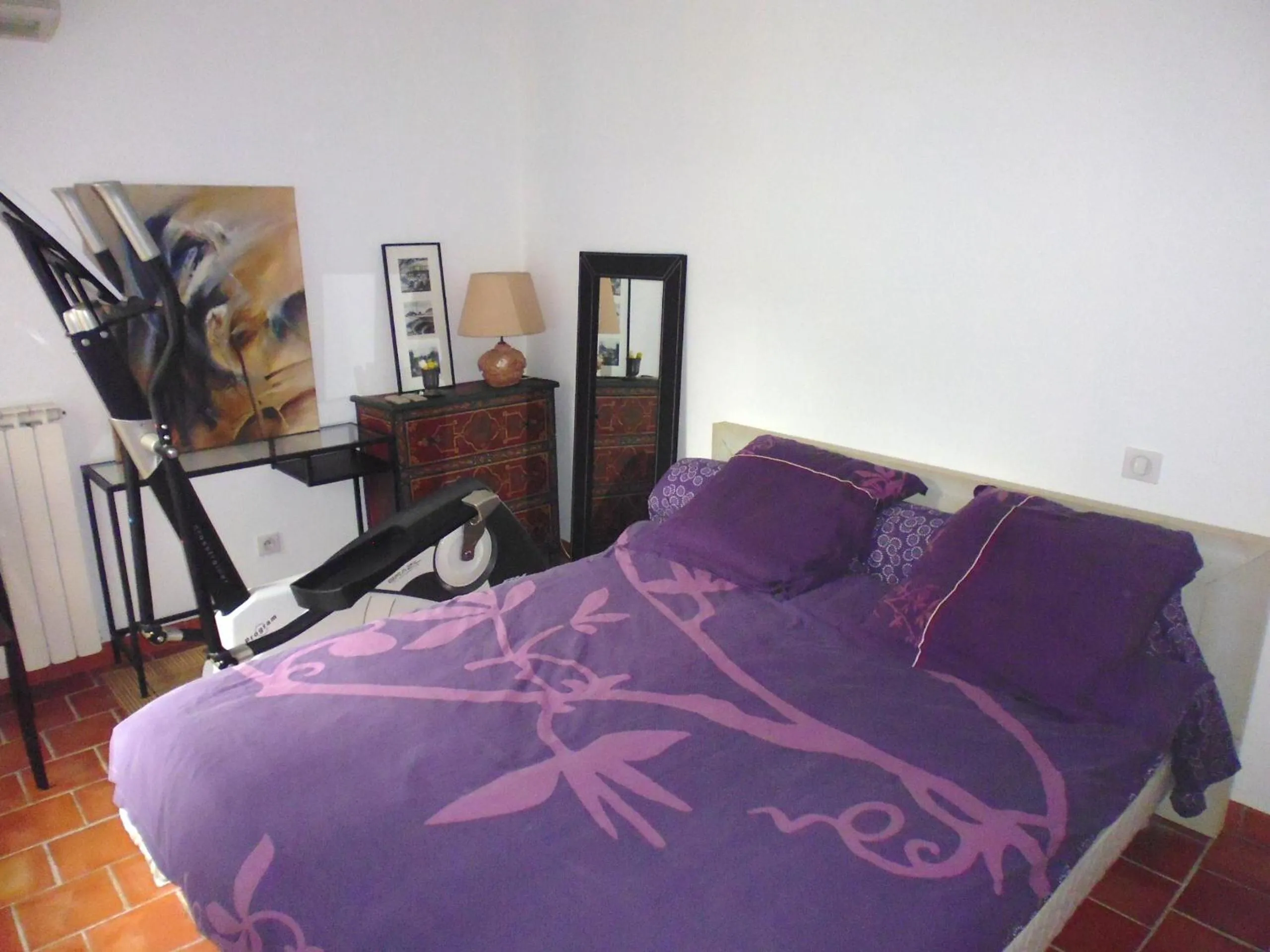 Bedroom in baraveou home in nature