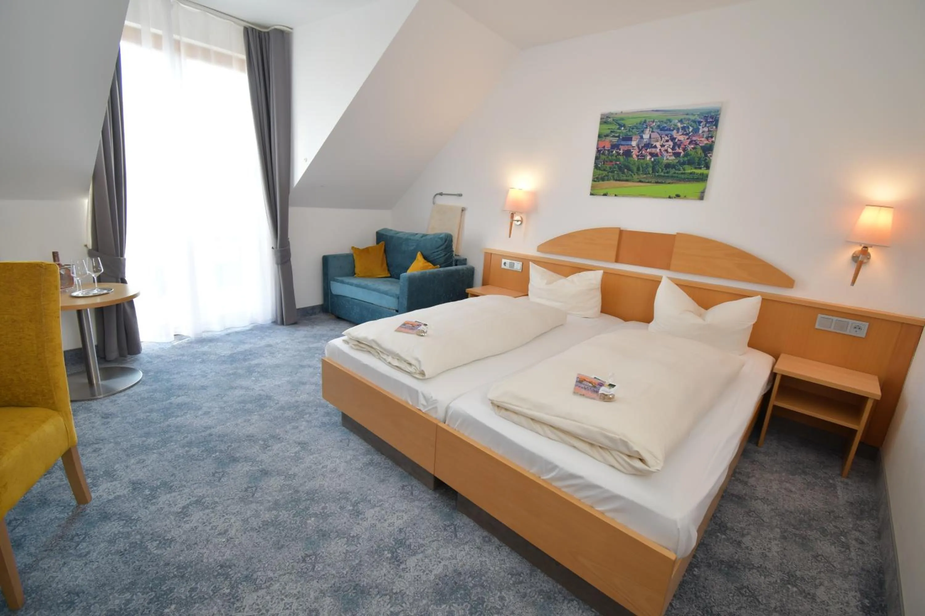 Photo of the whole room, Bed in AKZENT Hotel Franziskaner