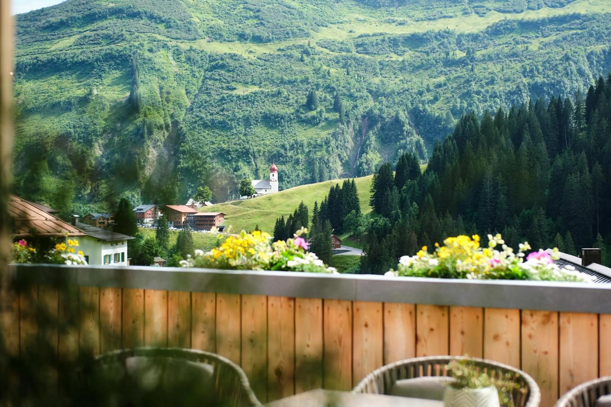 Balcony/Terrace in Boutiquehotel Hohes Licht