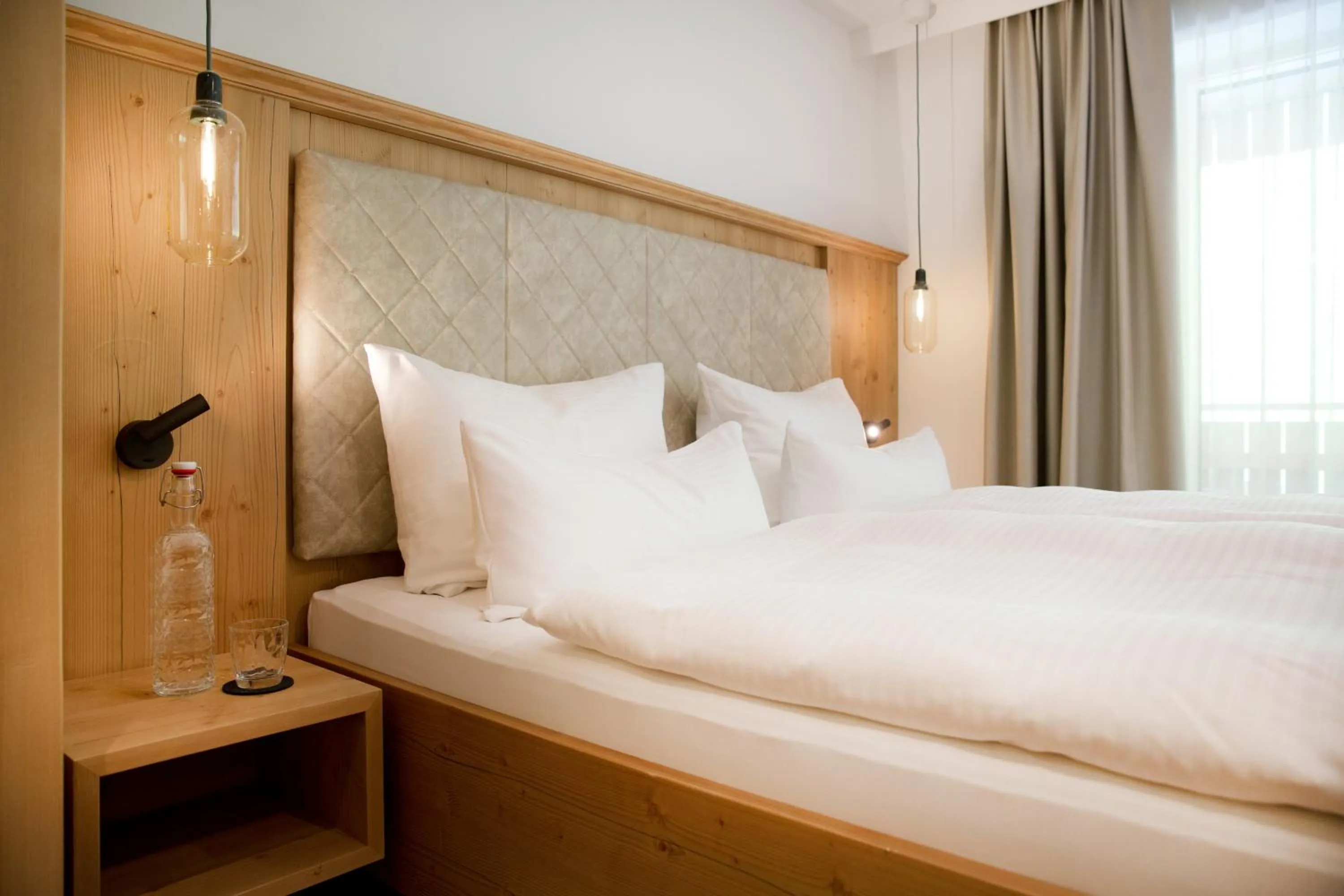 Bed in Boutiquehotel Hohes Licht