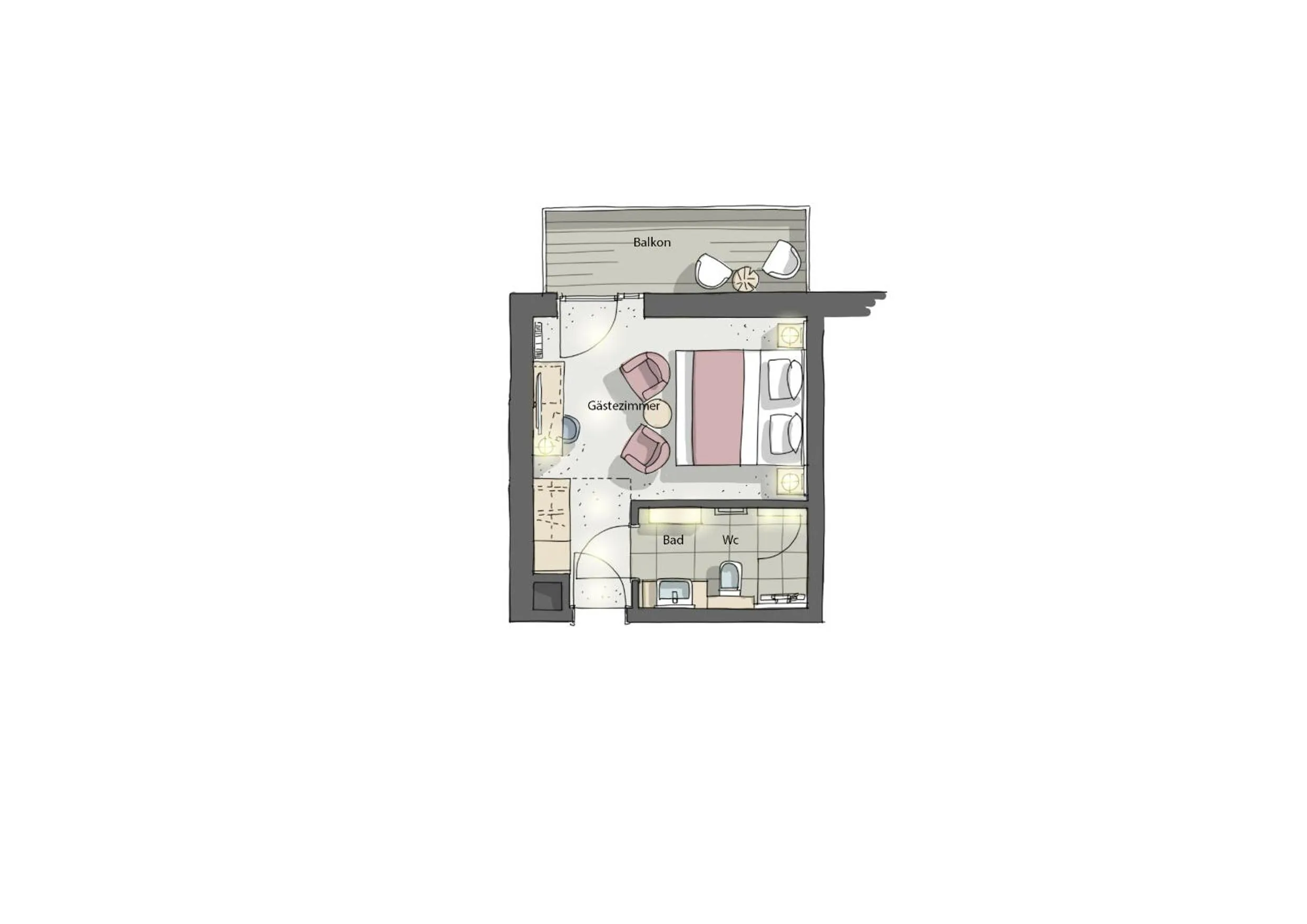 Floor plan in Boutiquehotel Hohes Licht