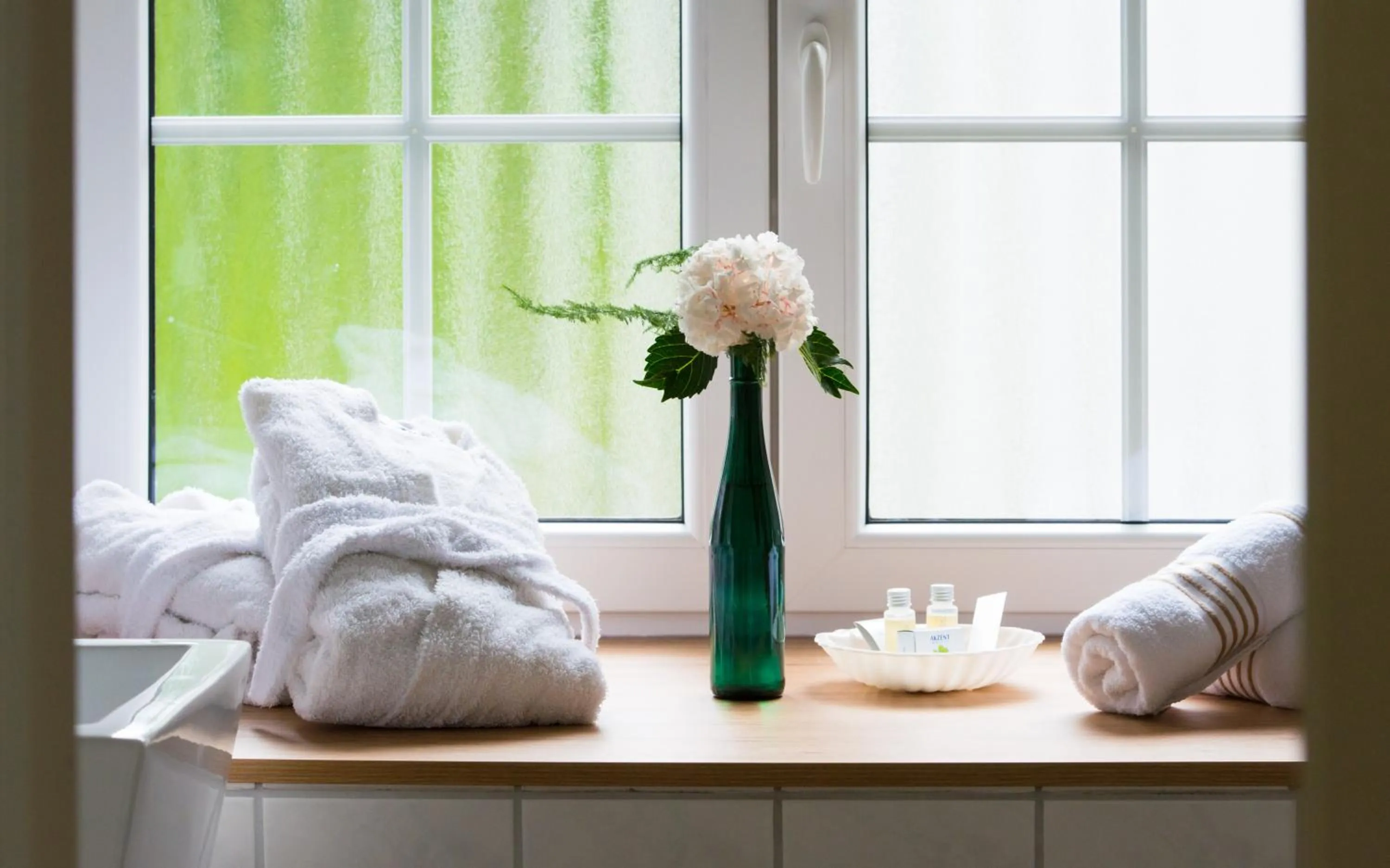 Bathroom in Akzent Waldhotel Rheingau