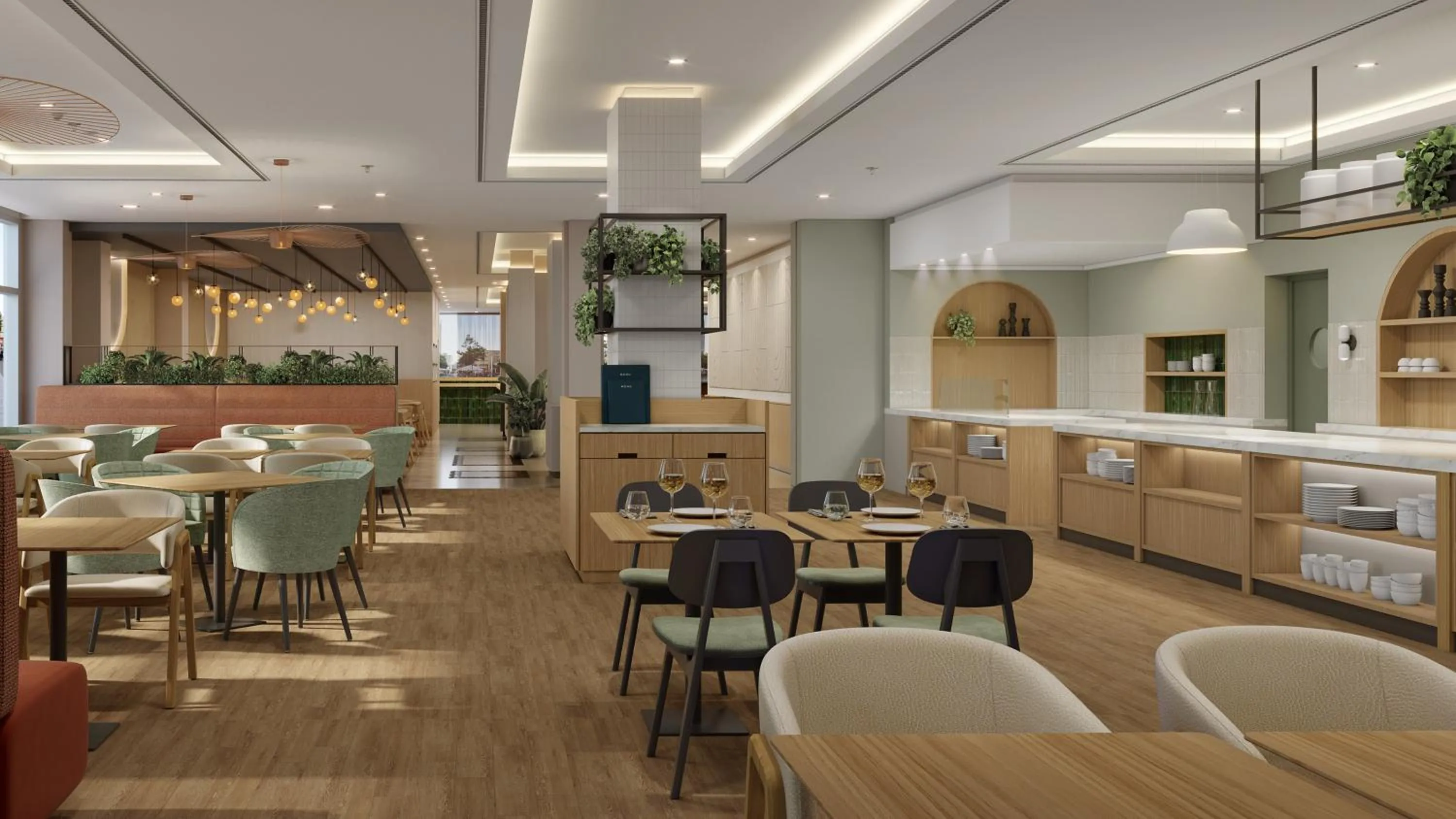 Restaurant/places to eat in Barceló Dresden Newa