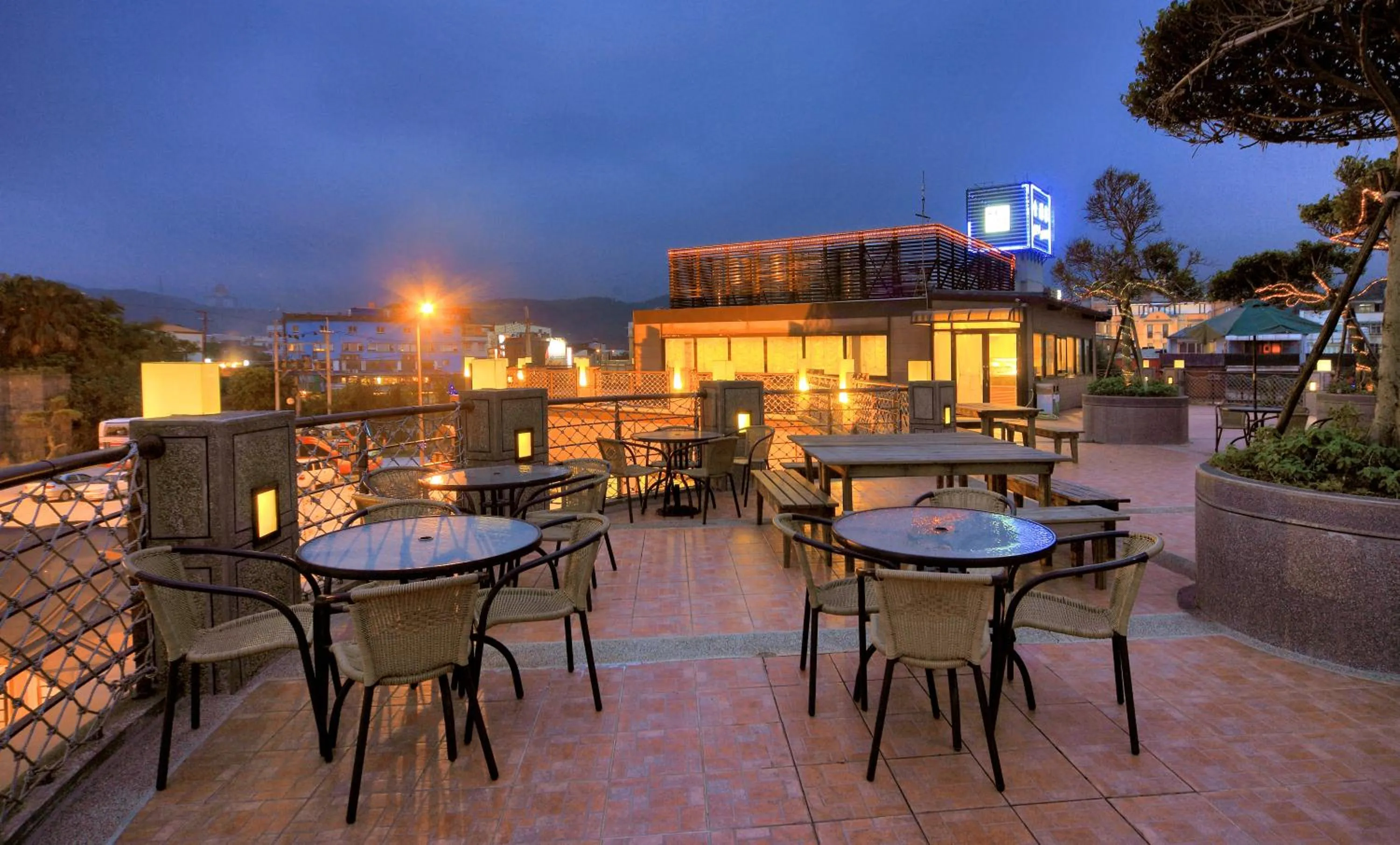 Seating area in Jin Yong Quan Spa Hotspring Resort