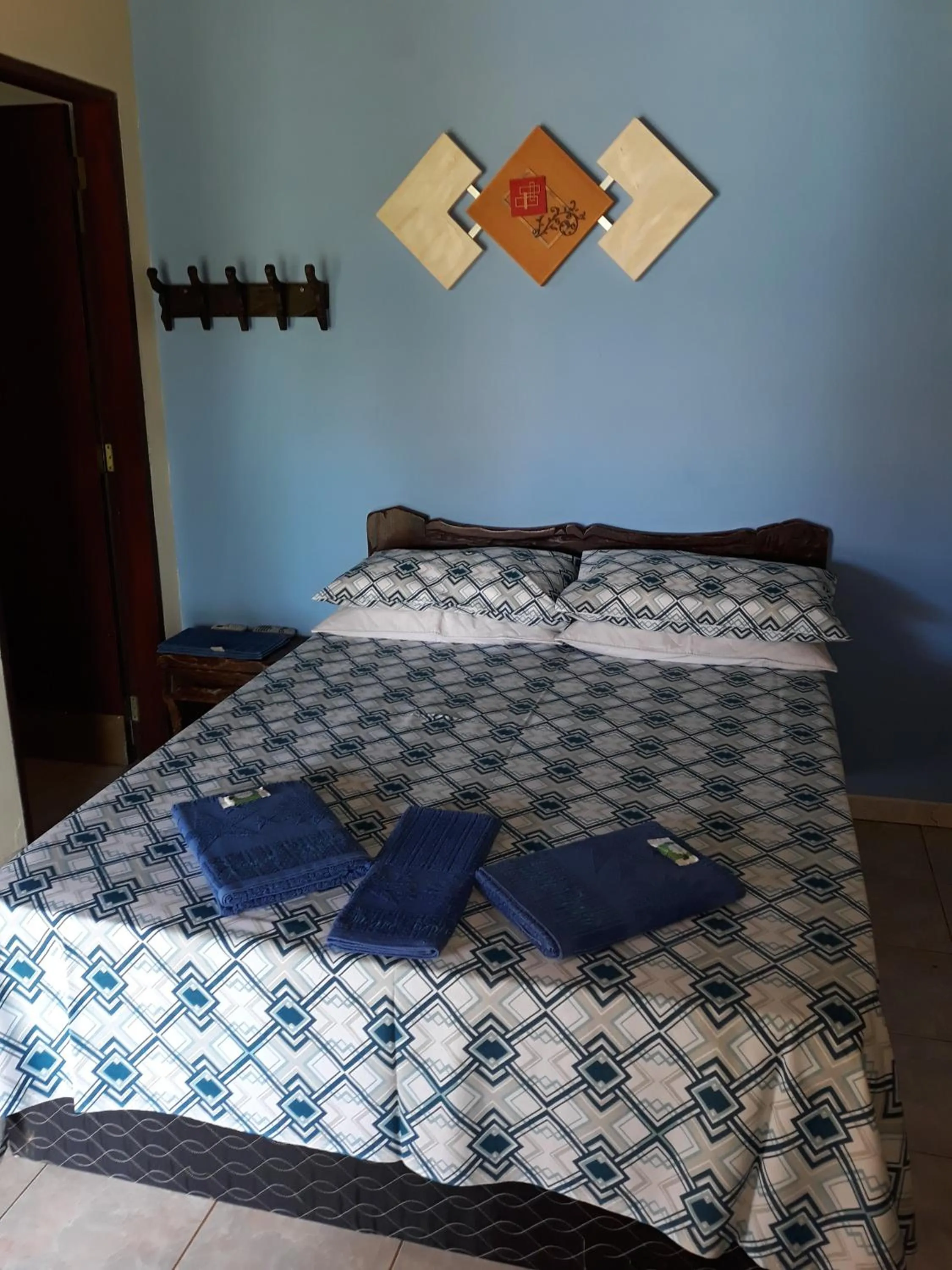 Bed in Pousada Jacare Pepira