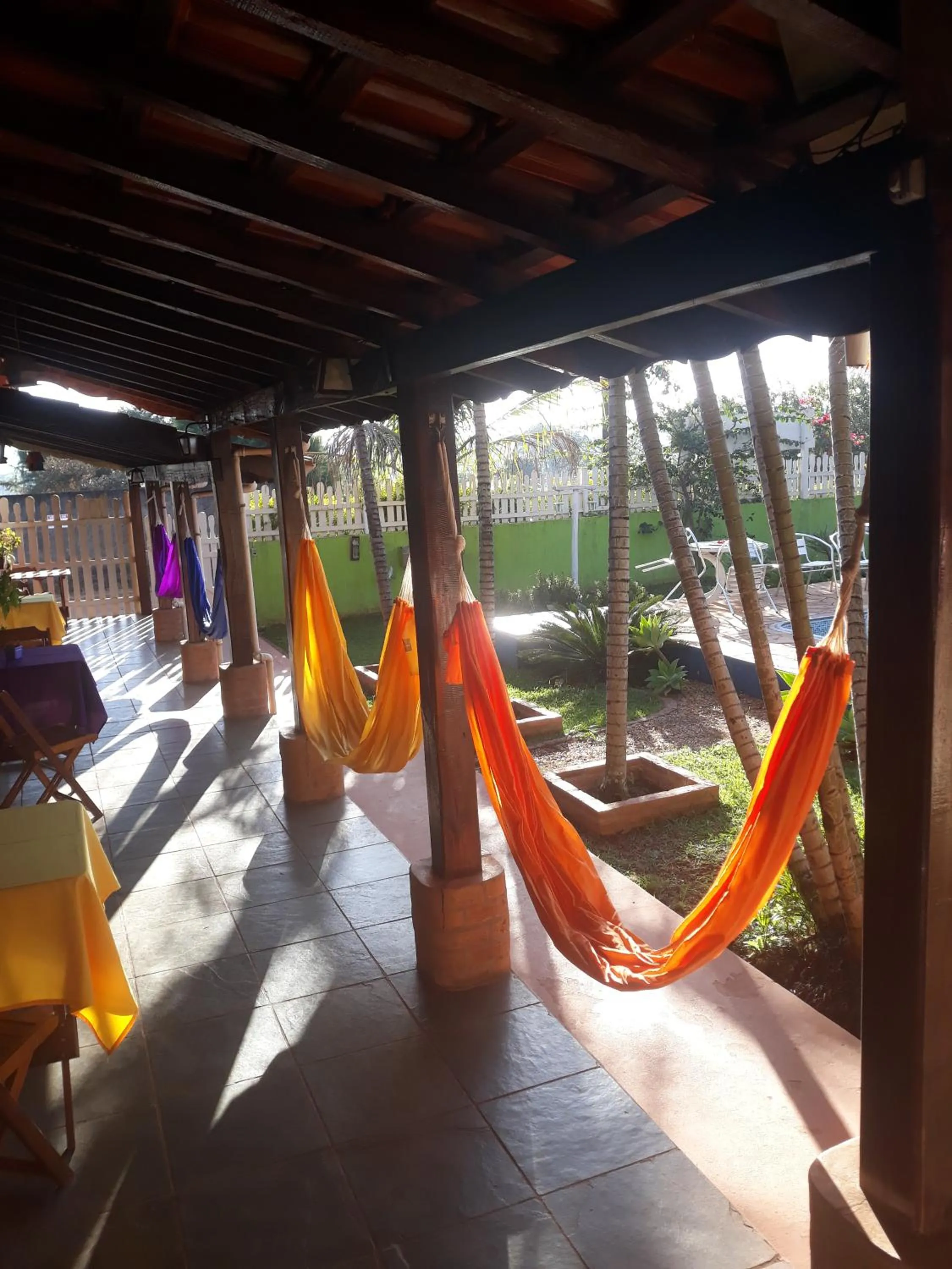 Patio in Pousada Jacare Pepira