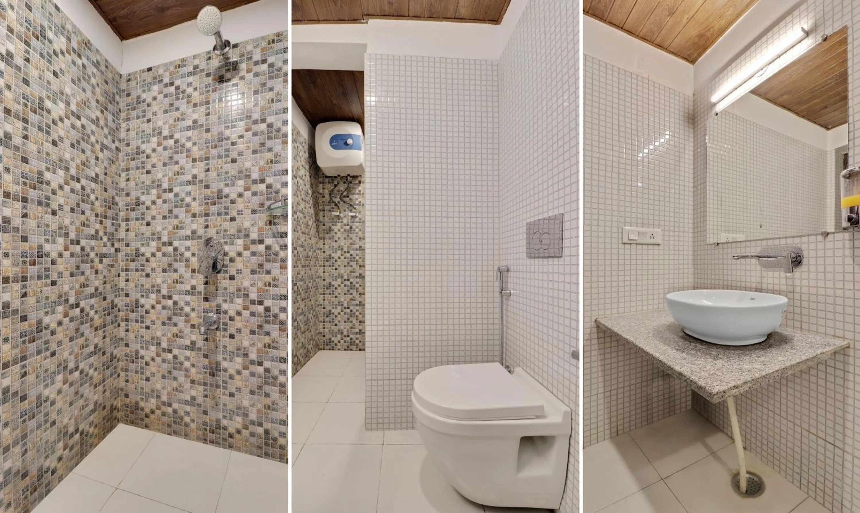 Bathroom in Treebo Mayur, Mall Road