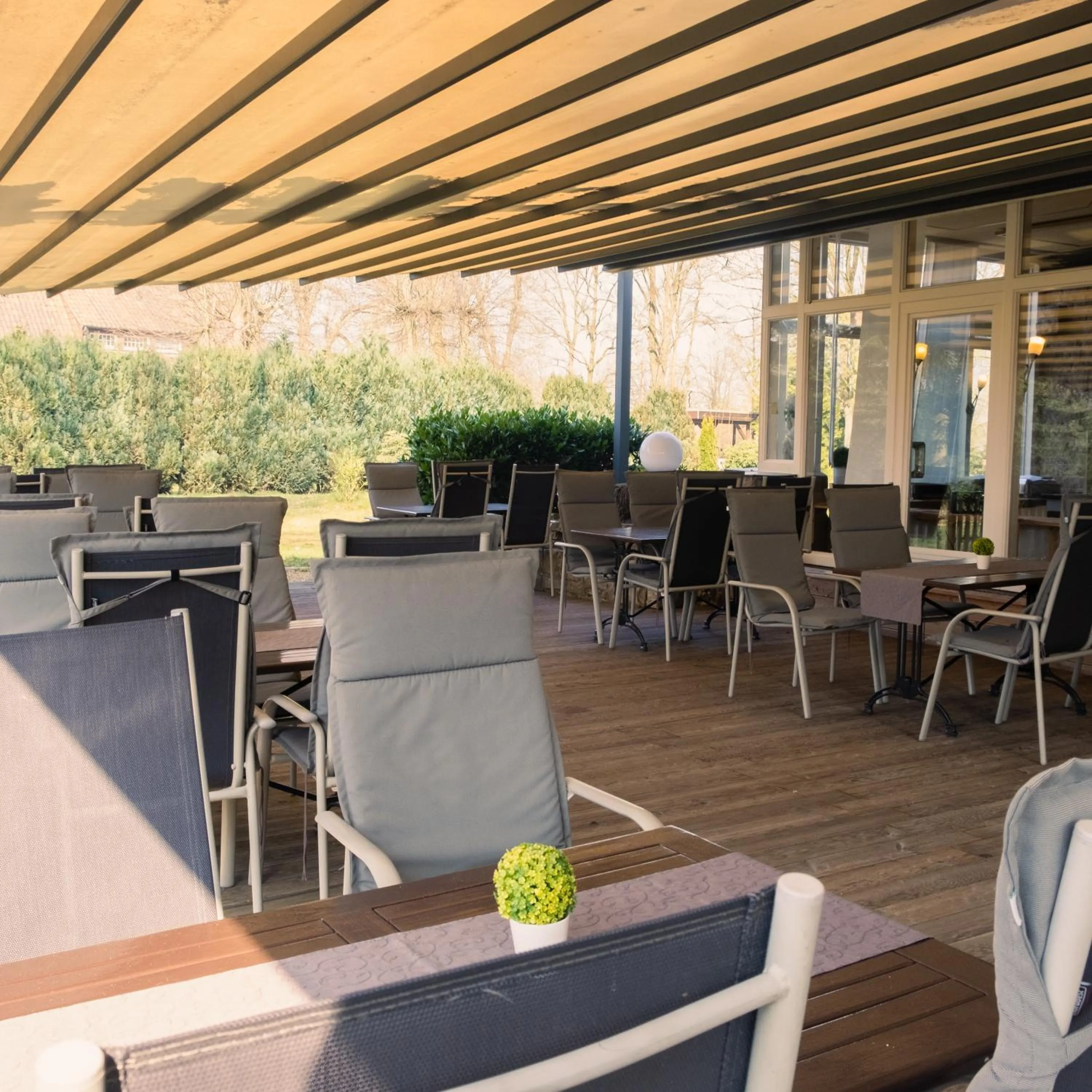 Patio in Hotel Saltenhof