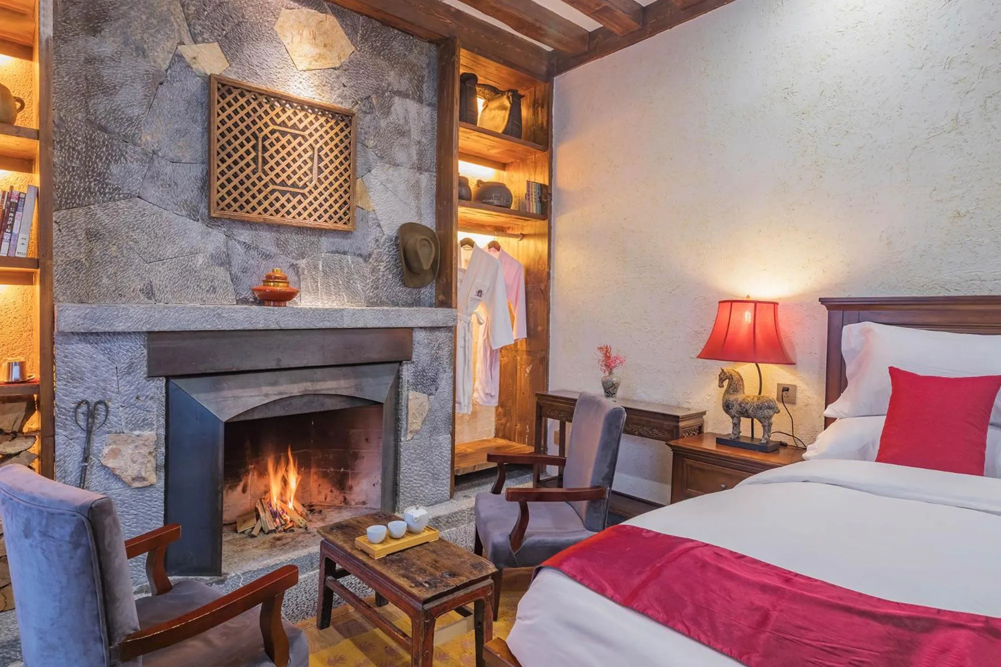 BBQ facilities, Bed in Arro Khampa By Zinc Journey Shangri-la