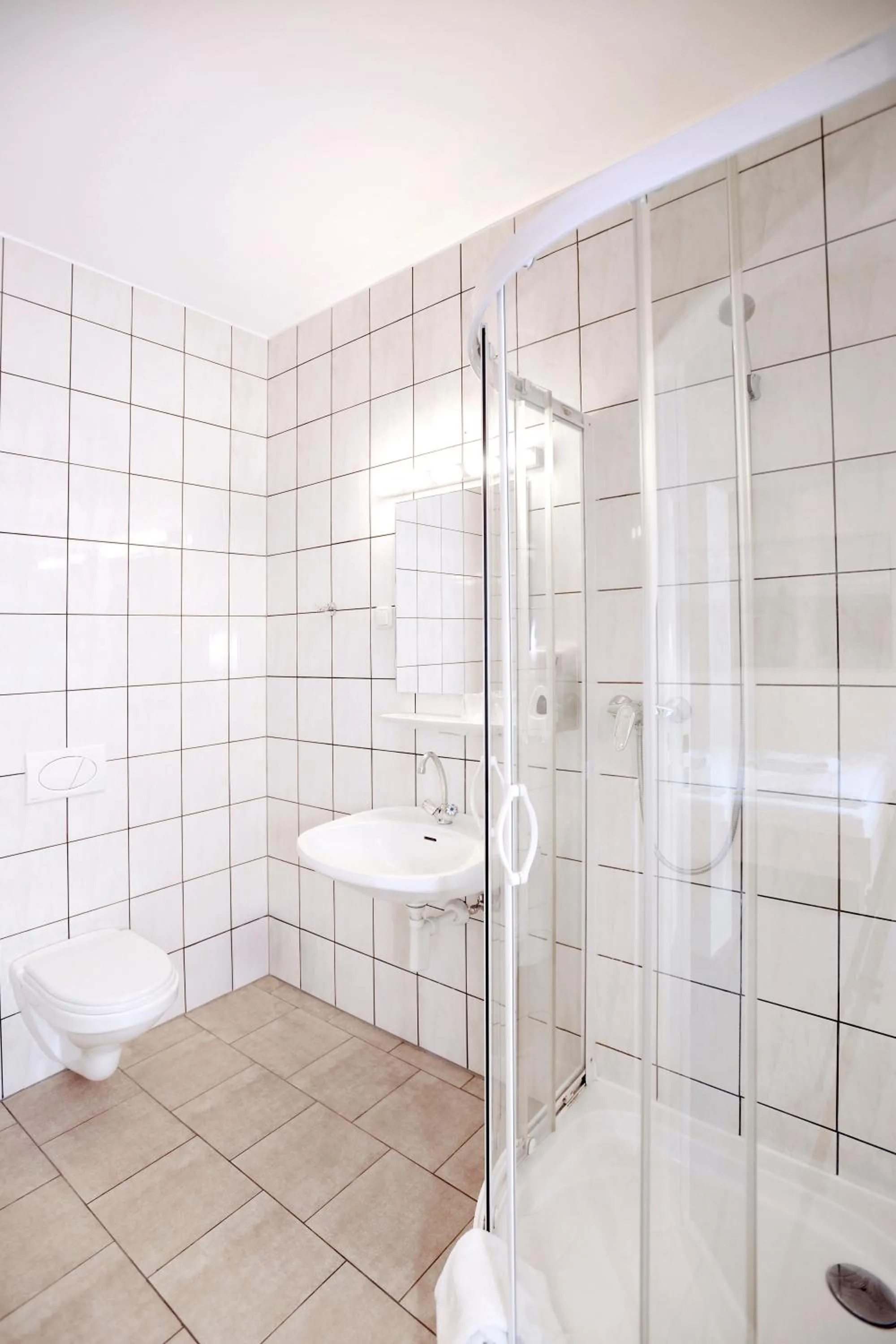 Bathroom in Best Deal Airporthotel Weeze