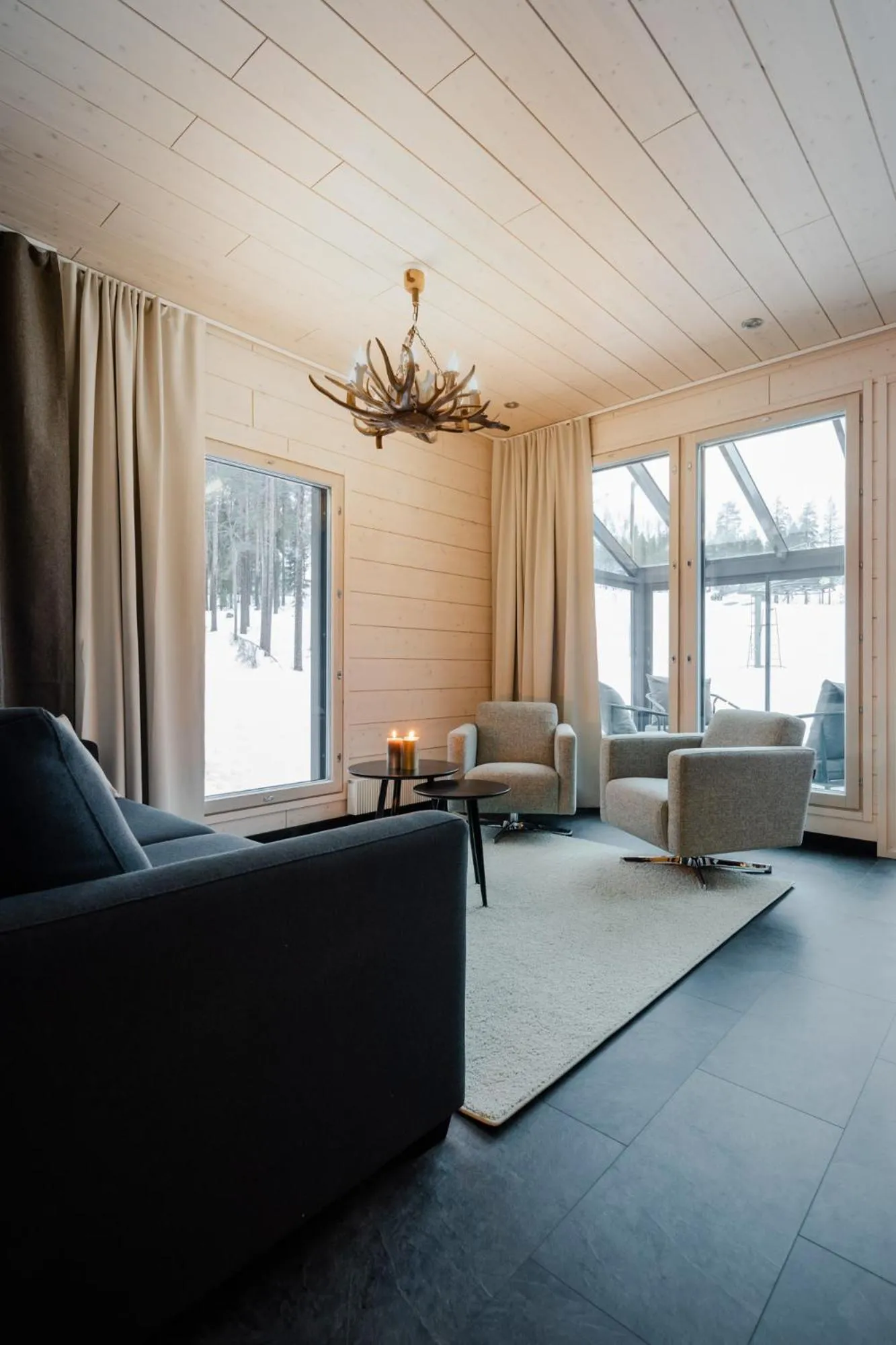 Living room in Parkside Pyhä