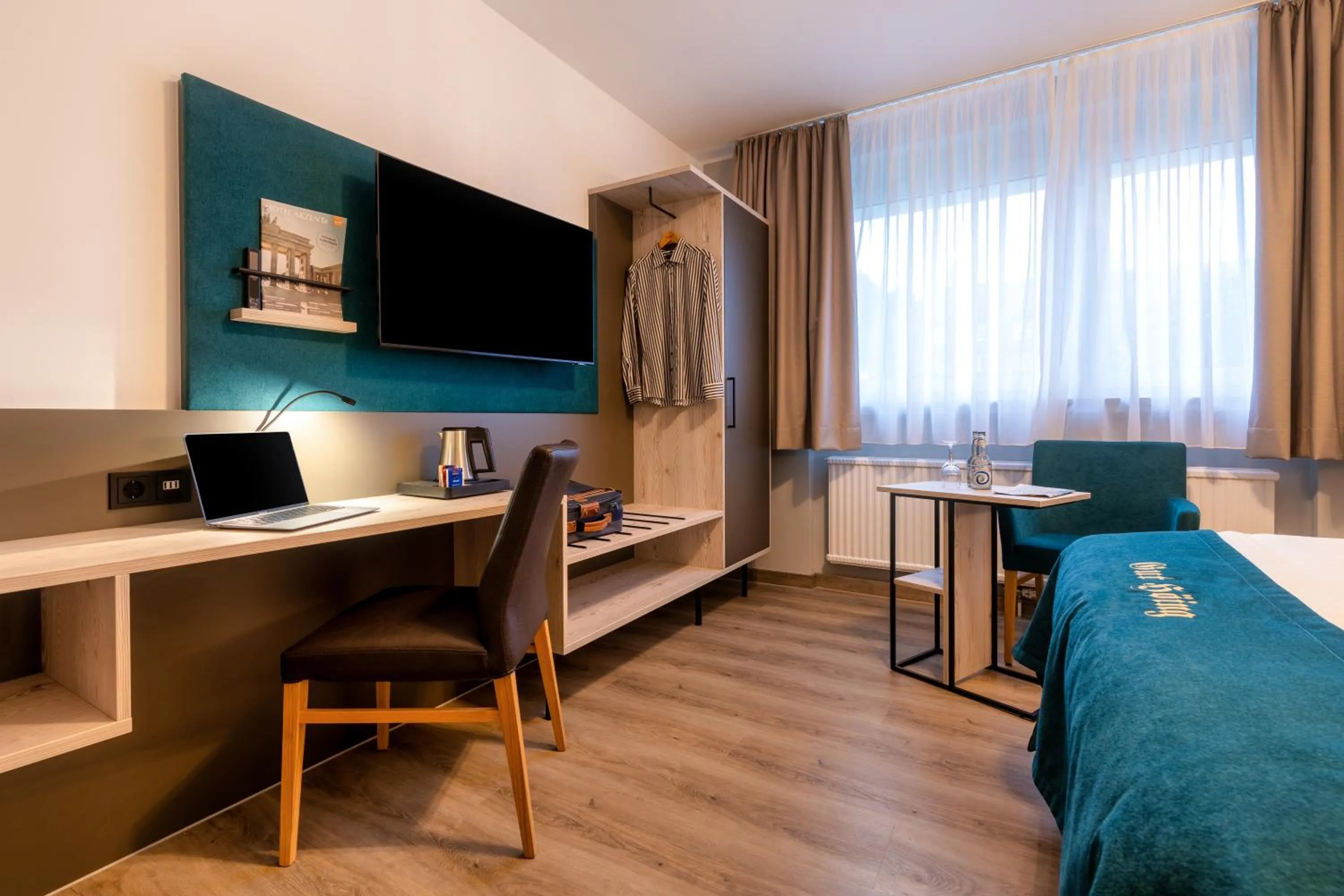 TV and multimedia, Bed in Akzent Hotel Gut Höing