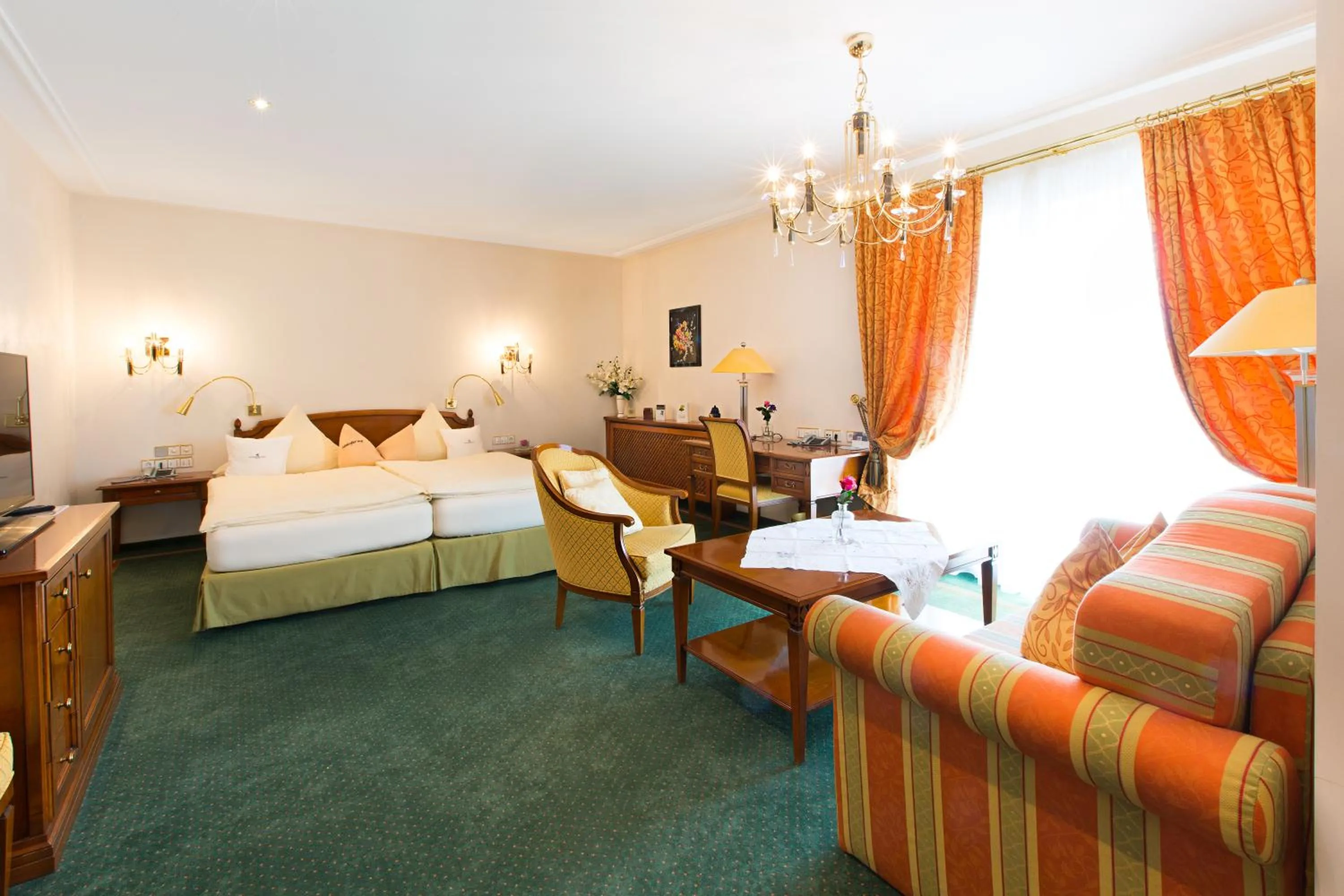 Photo of the whole room, Bed in AKZENT Hotel Restaurant Altdorfer Hof