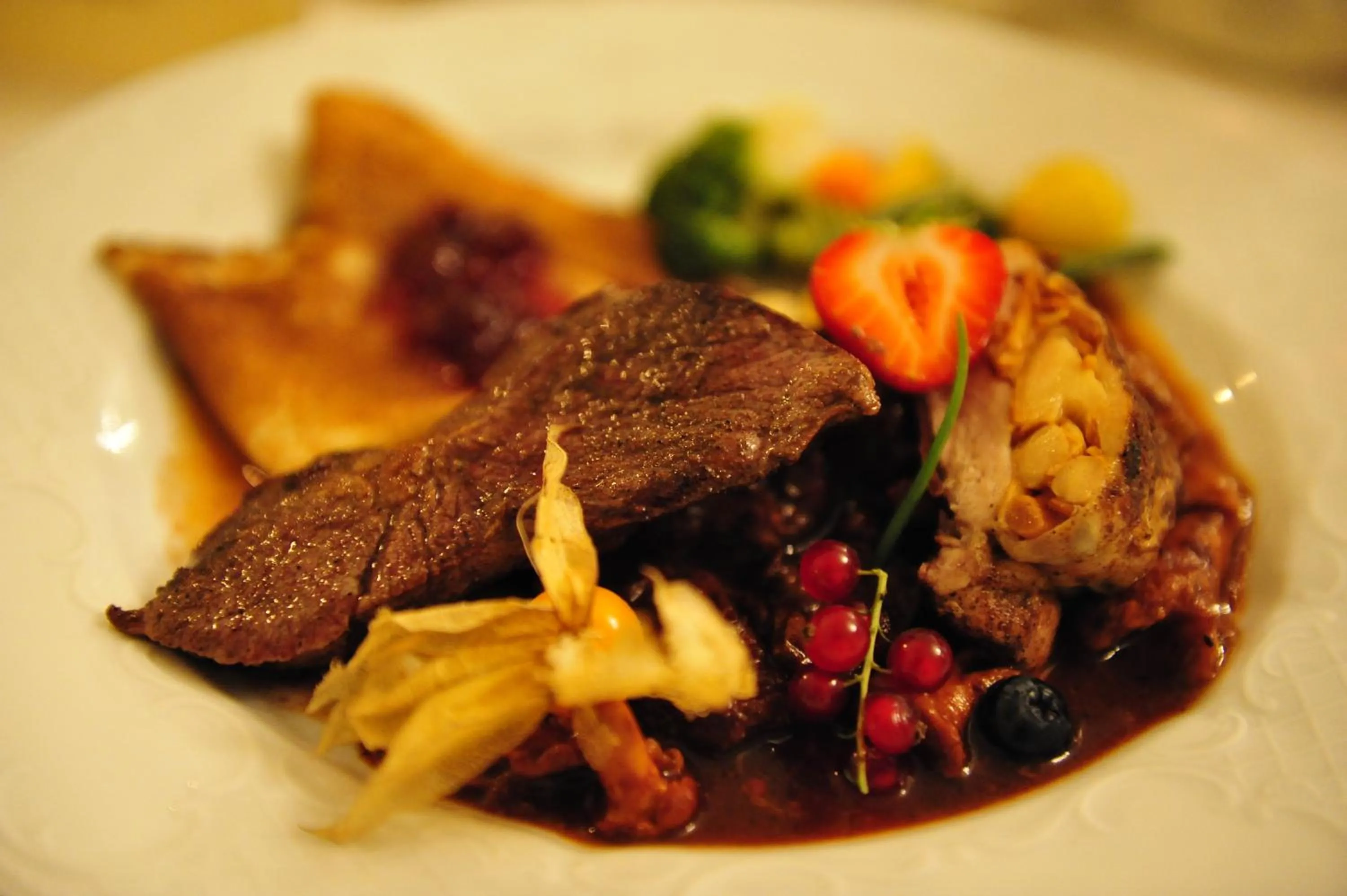 Food close-up in AKZENT Hotel Restaurant Altdorfer Hof