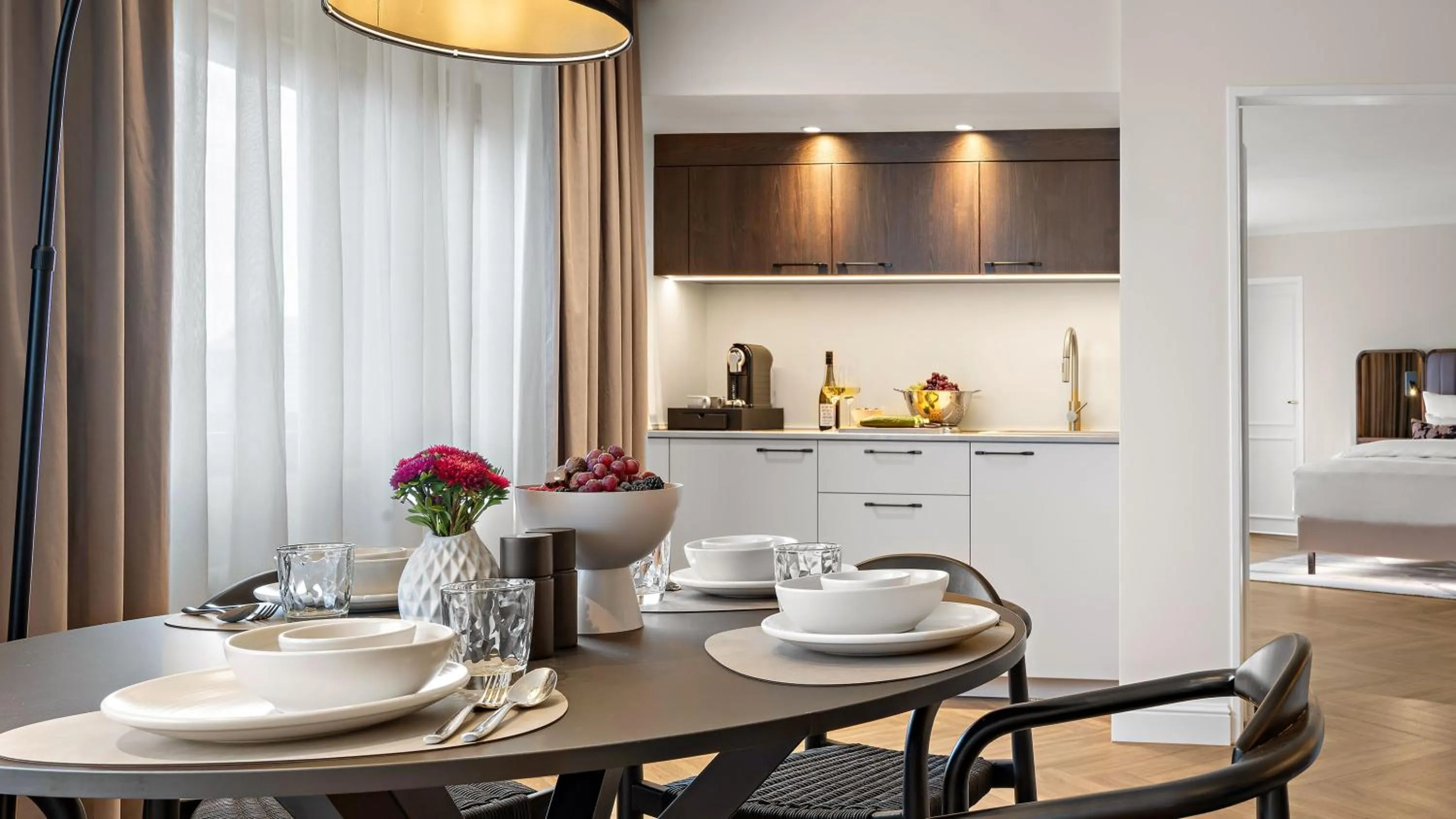 Kitchen or kitchenette in Hotel Bristol Berlin