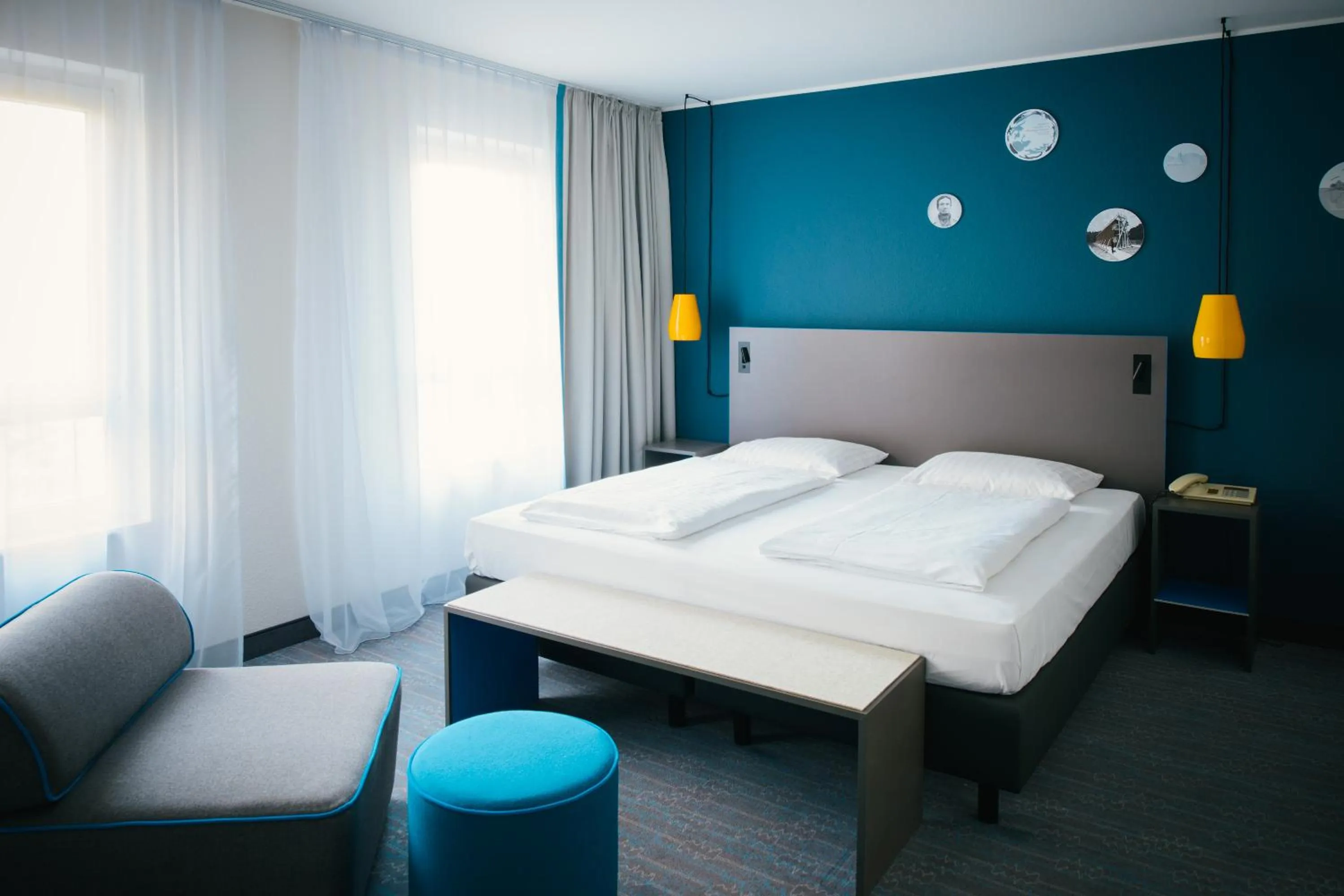 Bedroom, Bed in Vienna House Easy by Wyndham Bad Oeynhausen